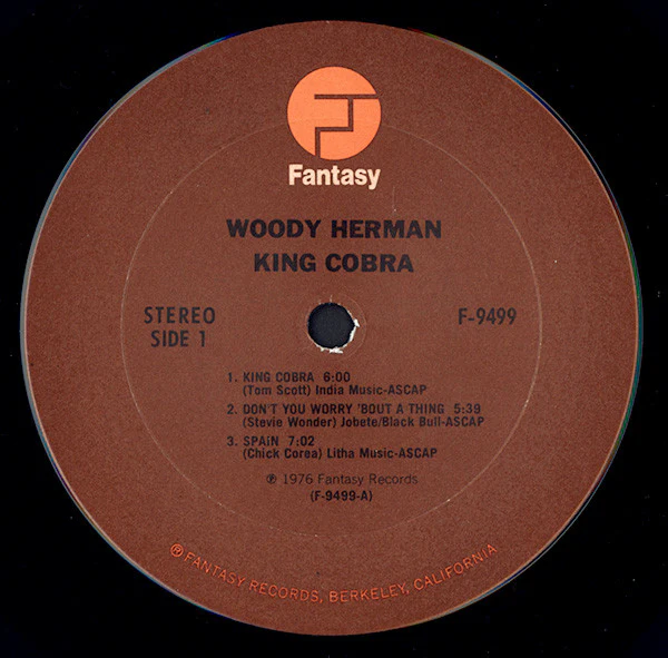 Woody Herman And The Thundering Herd - King Cobra (LP, Album) (Very Good Plus (VG+)) - Image 3