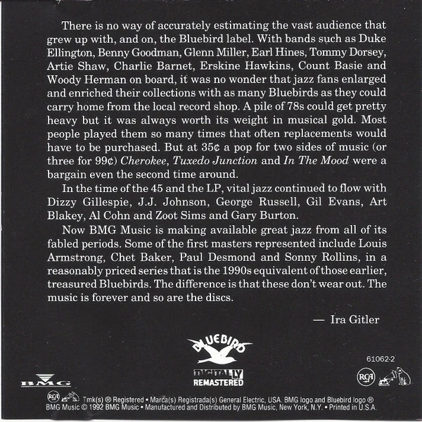 Woody Herman Featuring Stan Getz - Early Autumn (CD, Advance, RM) (Near Mint (NM or M-)) - Image 4