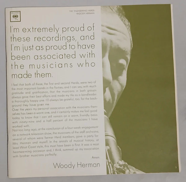 Woody Herman - The Thundering Herds (3xLP, Comp, Promo + Box) (Very Good Plus (VG+)) - Image 3