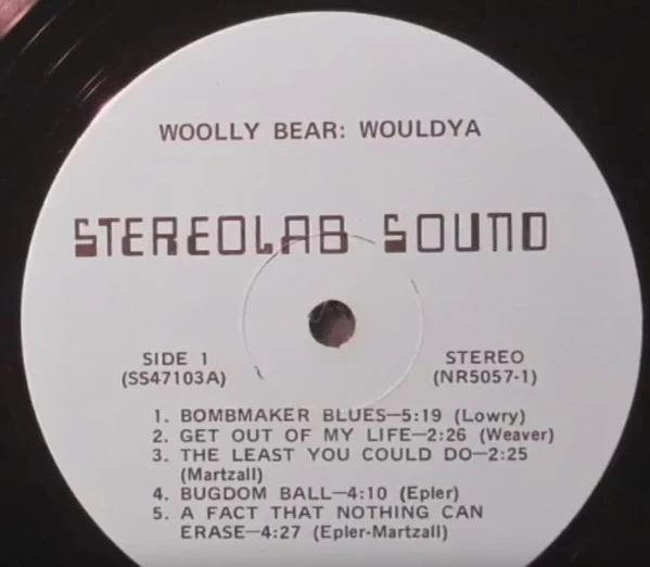 Woolly Bear - Wouldya (LP, Album) (Very Good Plus (VG+)) - Image 3