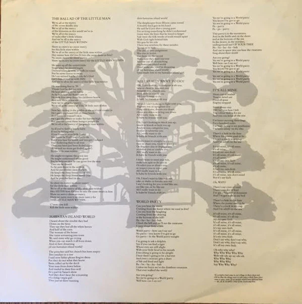 World Party - Private Revolution (LP, Album, Pit) (Very Good (VG)) - Image 5