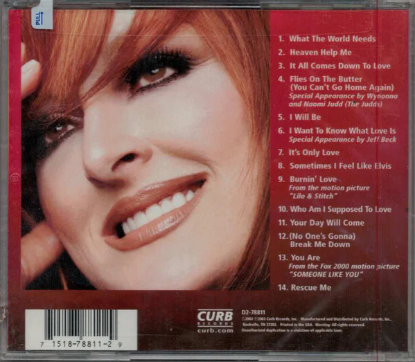 Wynonna - What The World Needs Now Is Love (CD, RE) (Mint (M)) - Image 2
