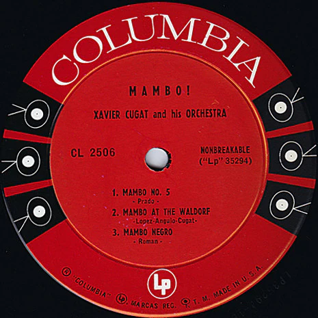 Xavier Cugat And His Orchestra - Mambo! (10", Album) (Near Mint (NM or M-)) - Image 4