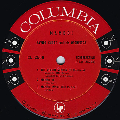 Xavier Cugat And His Orchestra - Mambo! (10", Album) (Near Mint (NM or M-)) - Image 5