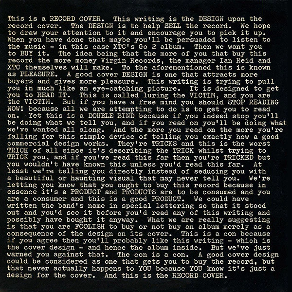 XTC - Go 2 (LP, Album) (Near Mint (NM or M-))