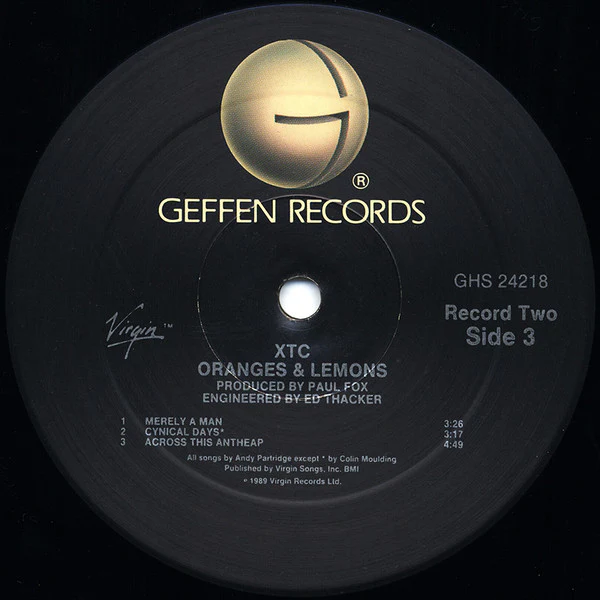 XTC - Oranges & Lemons (2xLP, Album, All) (Very Good Plus (VG+)) - Image 5