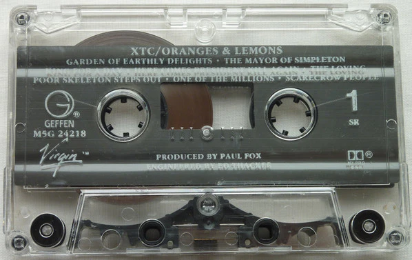 XTC - Oranges & Lemons (Cass, Album, SR,) (Very Good Plus (VG+)) - Image 3