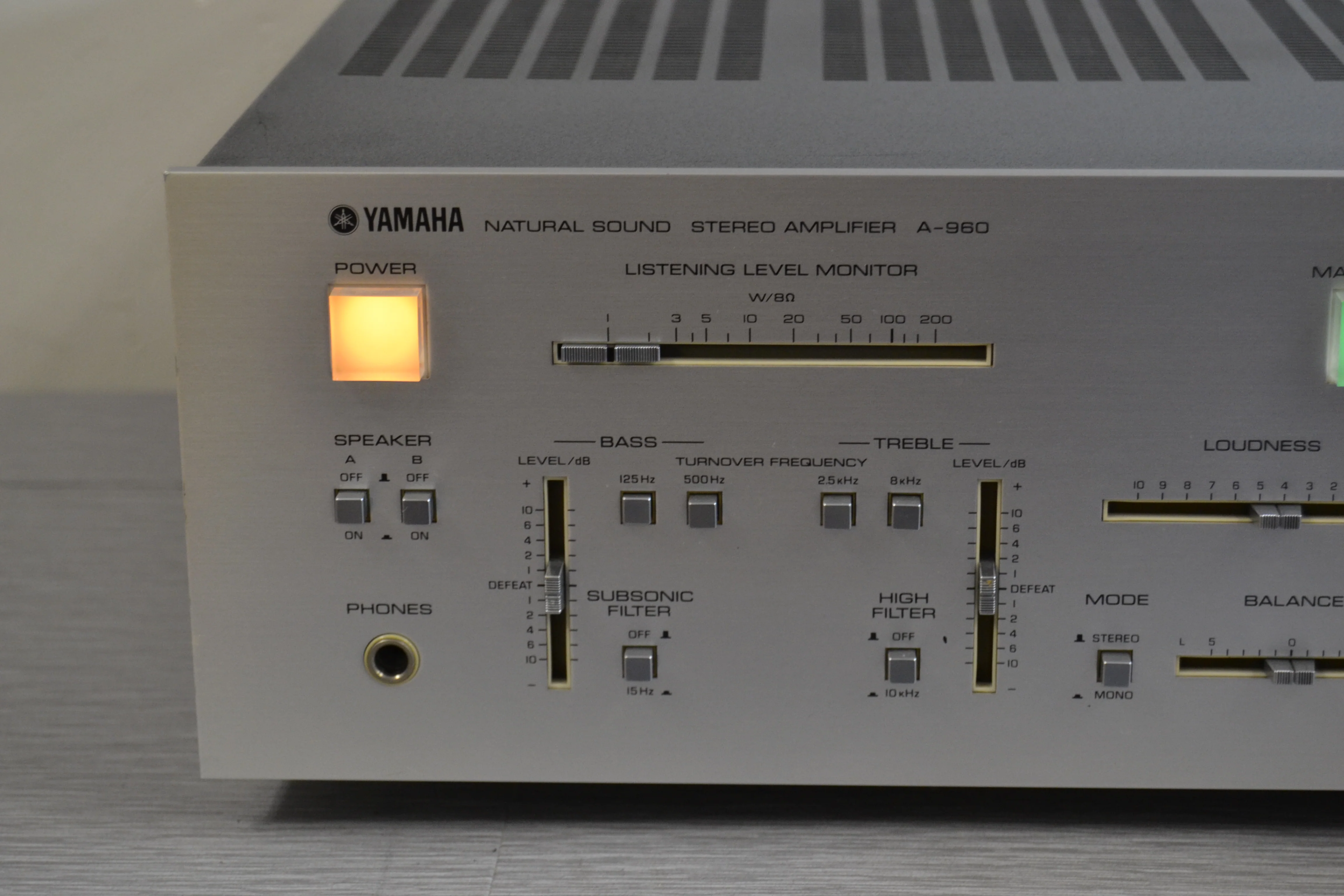 Yamaha A960 Stereo Integrated Amplifier - Image 2