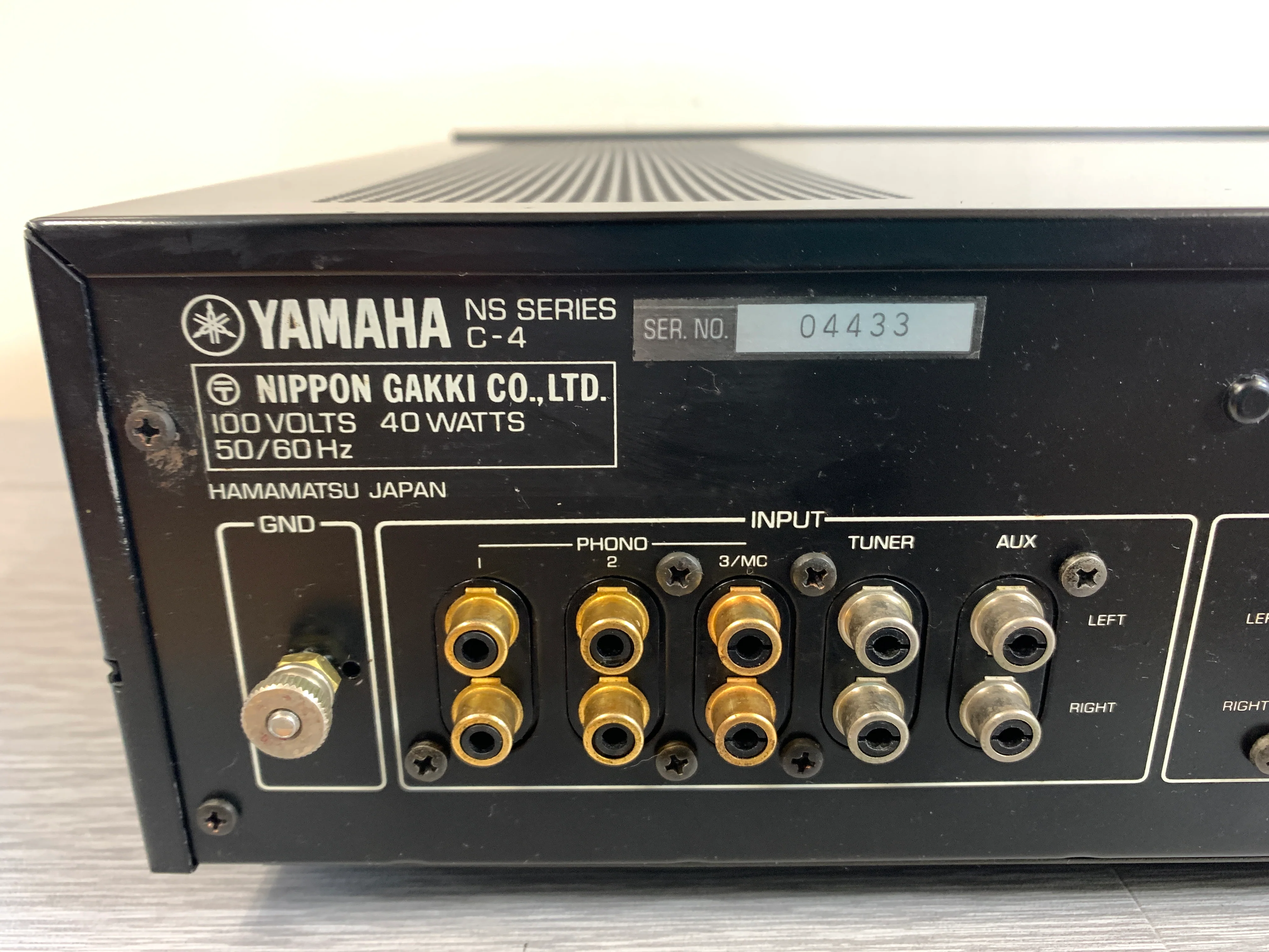 Yamaha C-4 Natural Sound Stereo PreAmplifier (1979-81) - Image 11