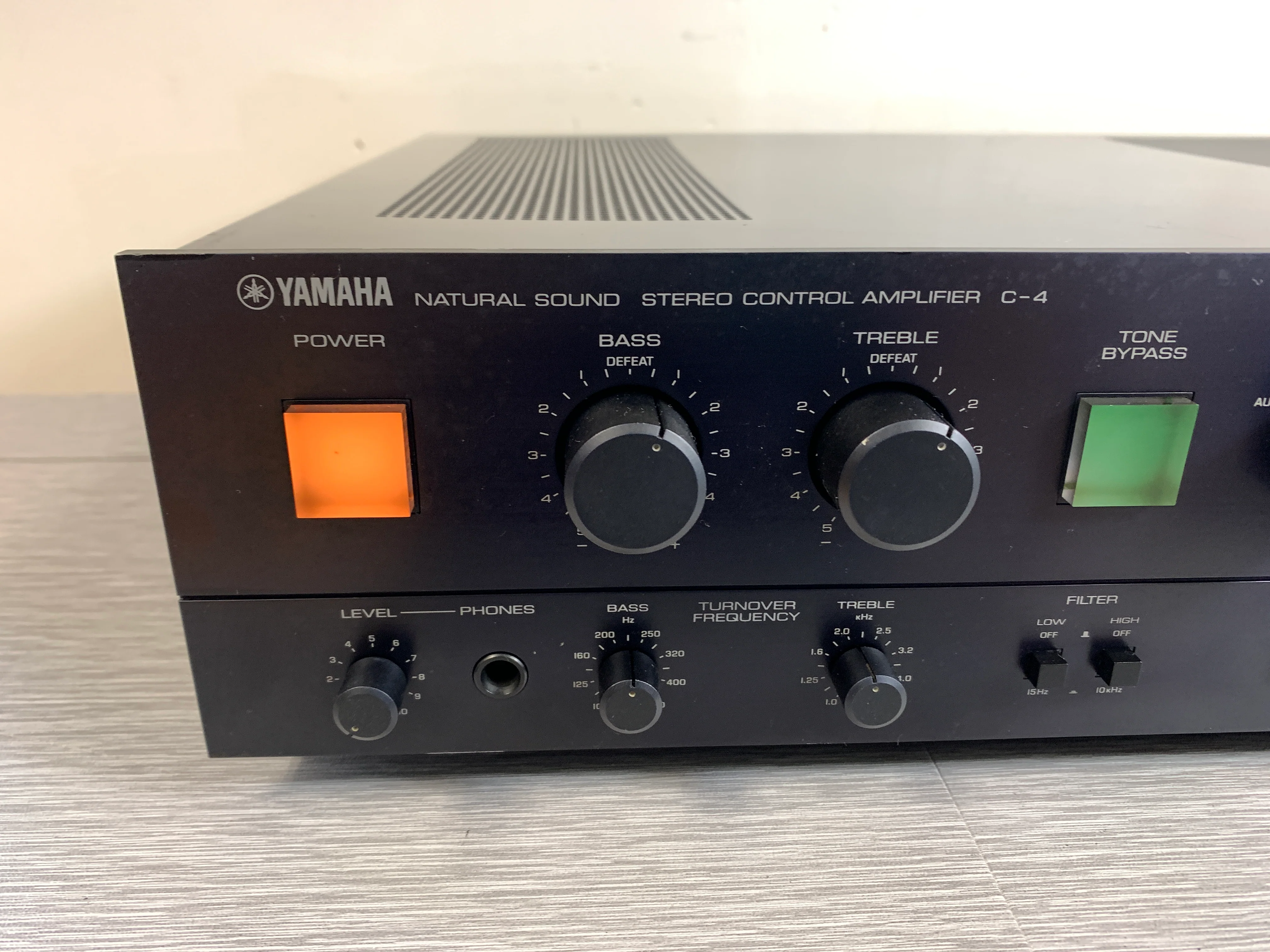 Yamaha C-4 Natural Sound Stereo PreAmplifier (1979-81) - Image 2