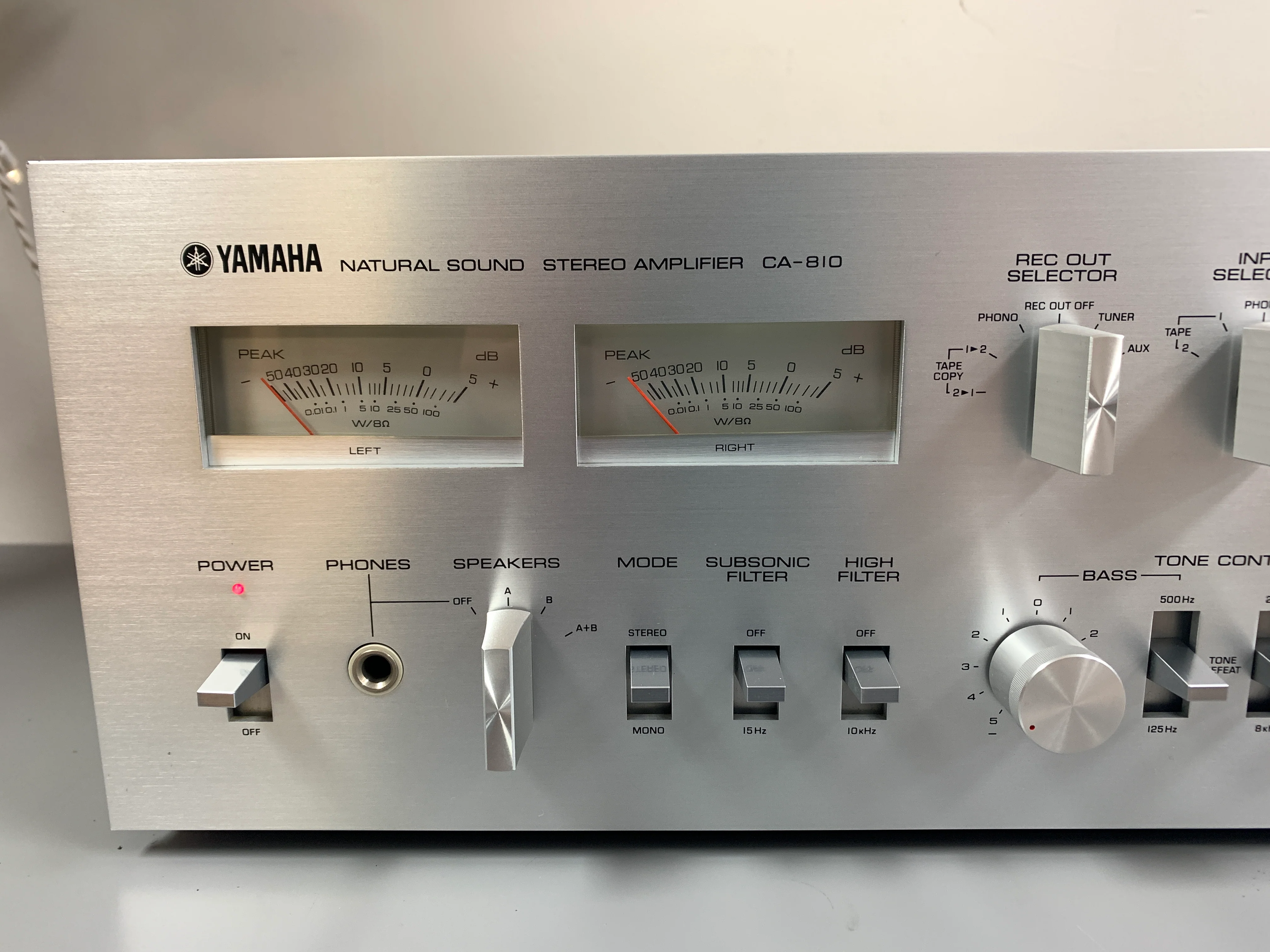 Yamaha CA-810 Stereo Integrated Amplifier - Image 2