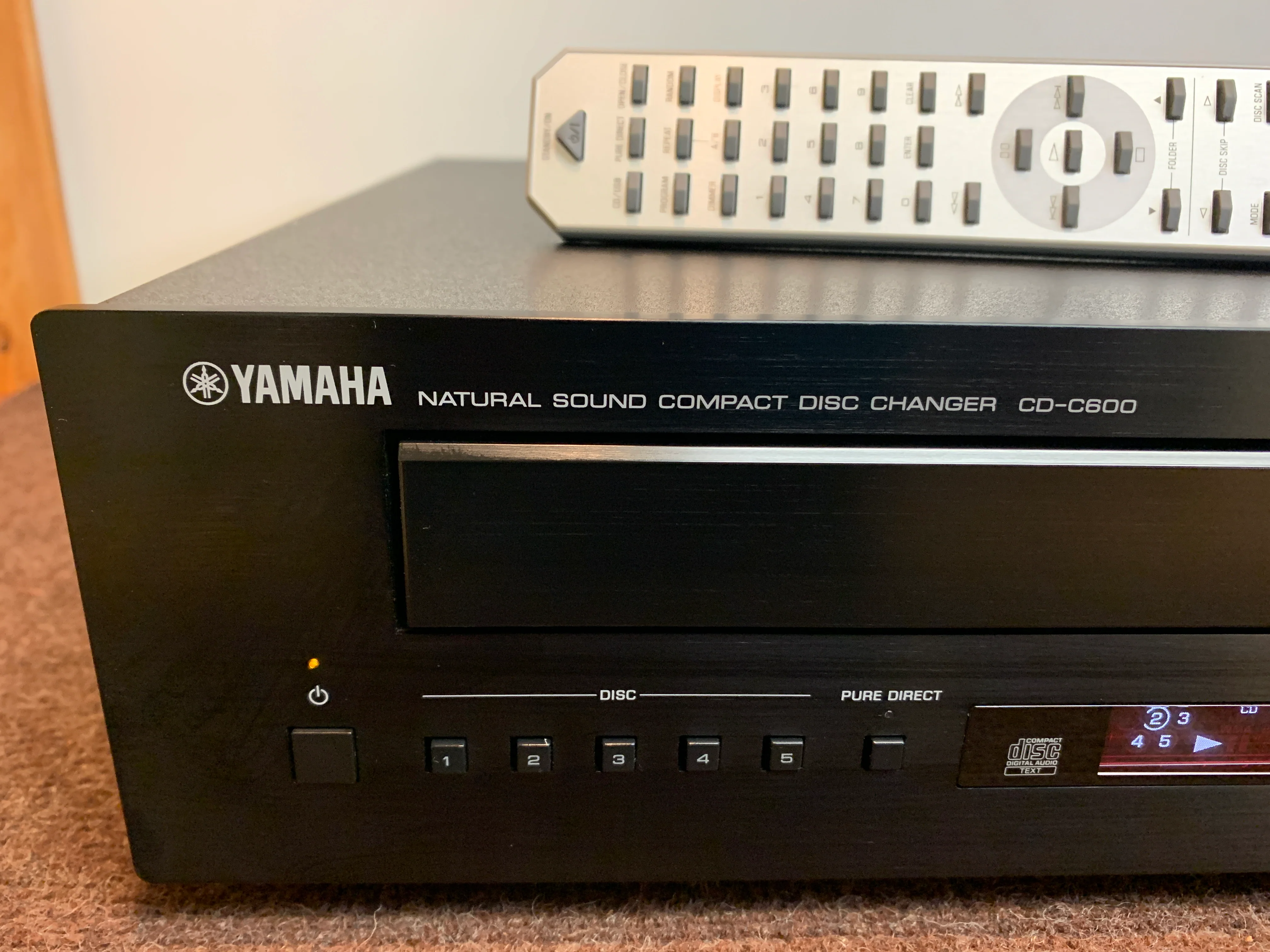 Yamaha CD-C600 CD Carousel * 5 Discs * Remote - Image 2