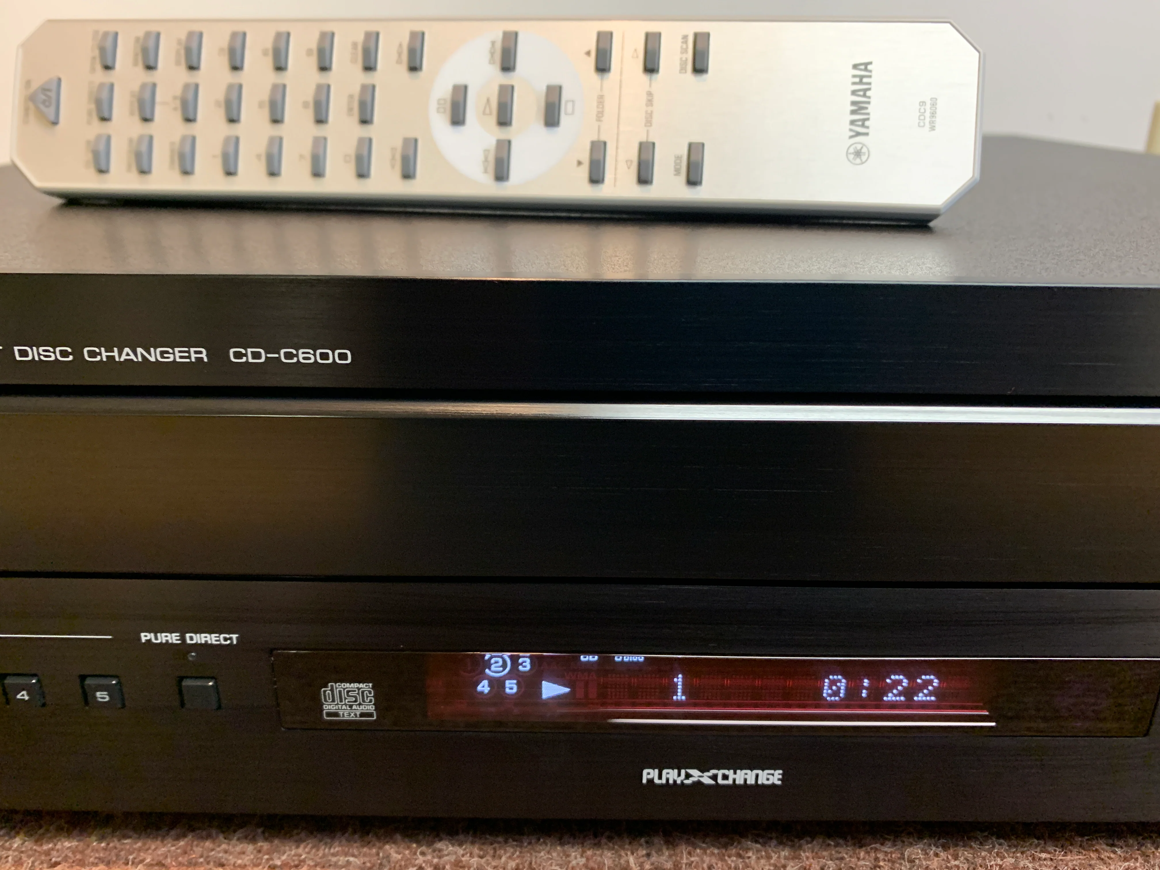 Yamaha CD-C600 CD Carousel * 5 Discs * Remote - Image 3