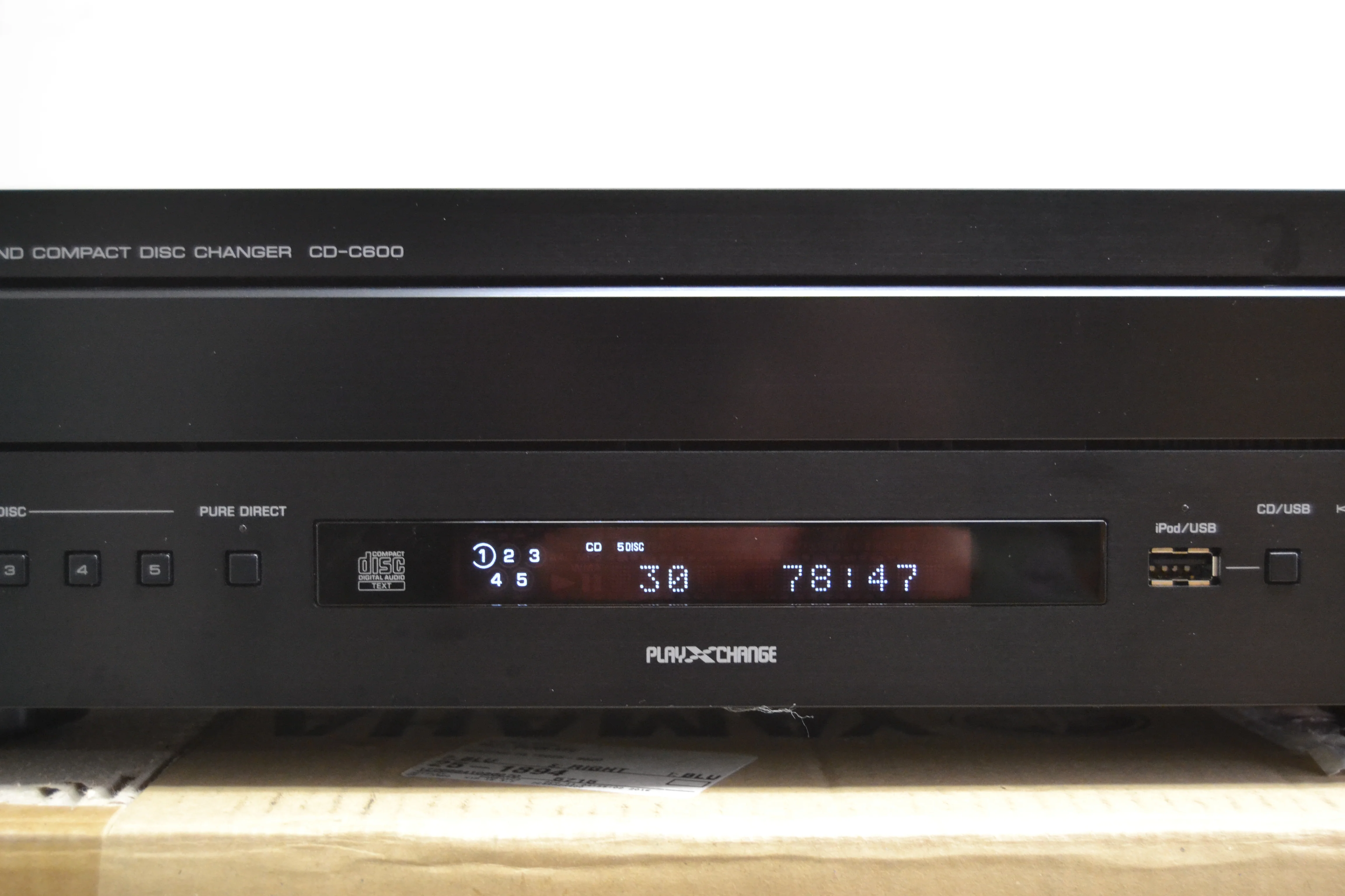Yamaha CD-C600 Compact Disc Changer * Box * Manual * Remote - Image 3