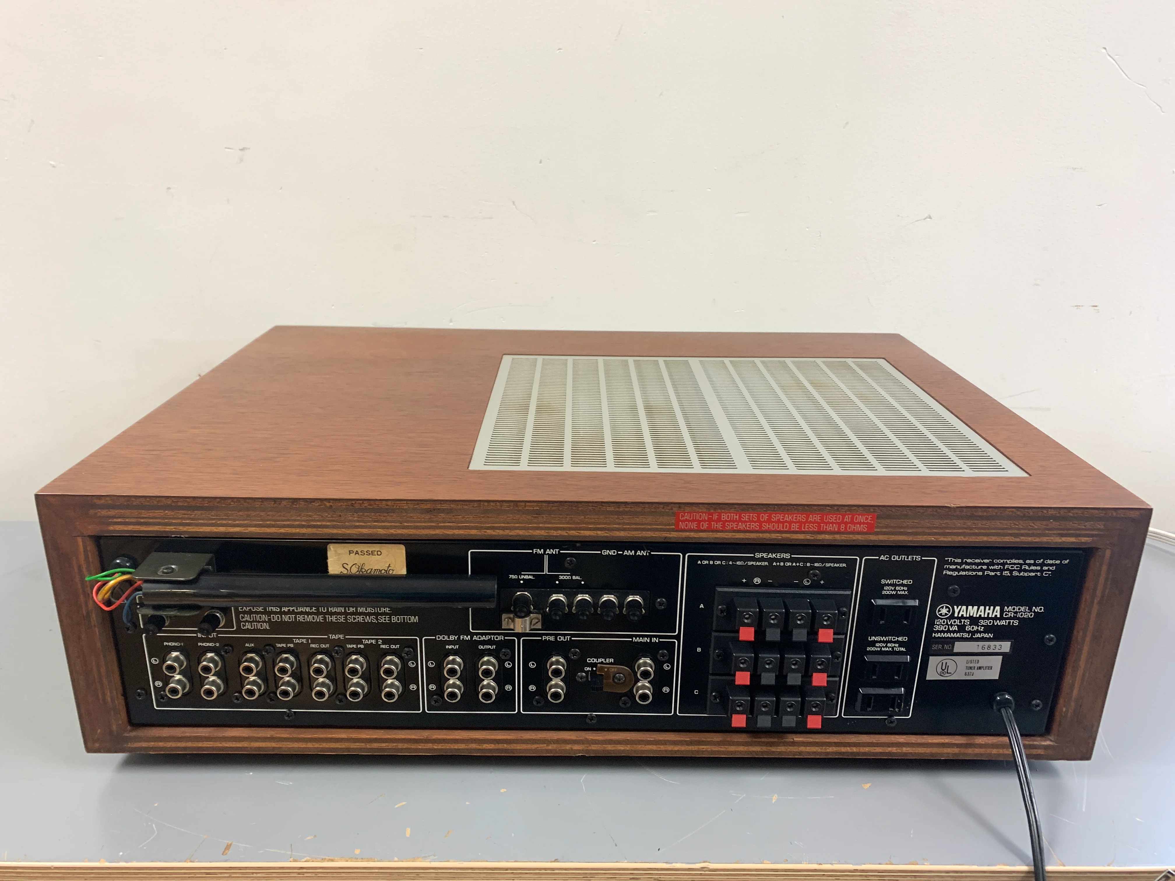 Yamaha CR-1020 Stereo Receiver * 1977 * 70W RMS - Image 11