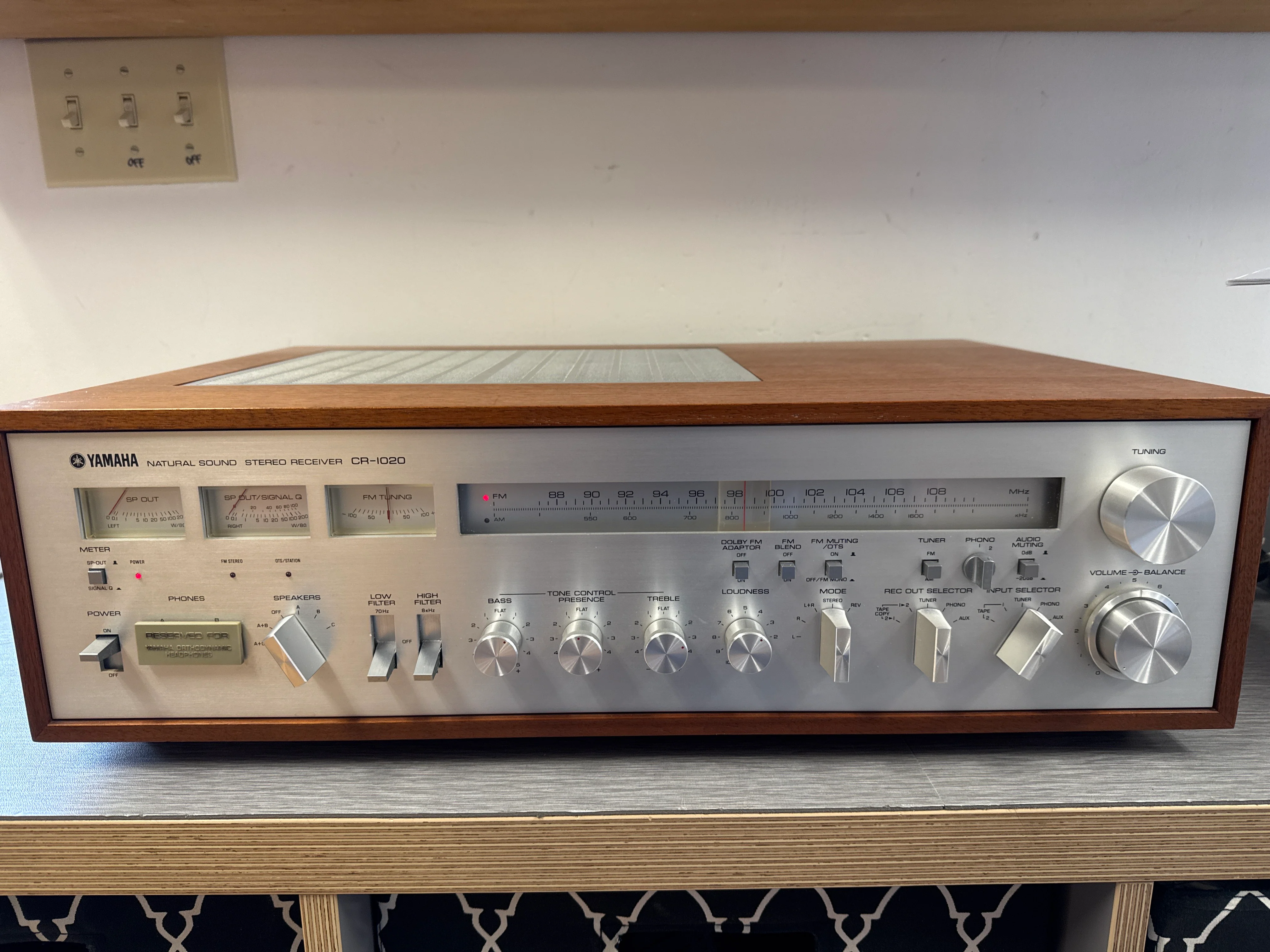 Yamaha CR-1020 Stereo Receiver * 1977 * 70W RMS - Image 5