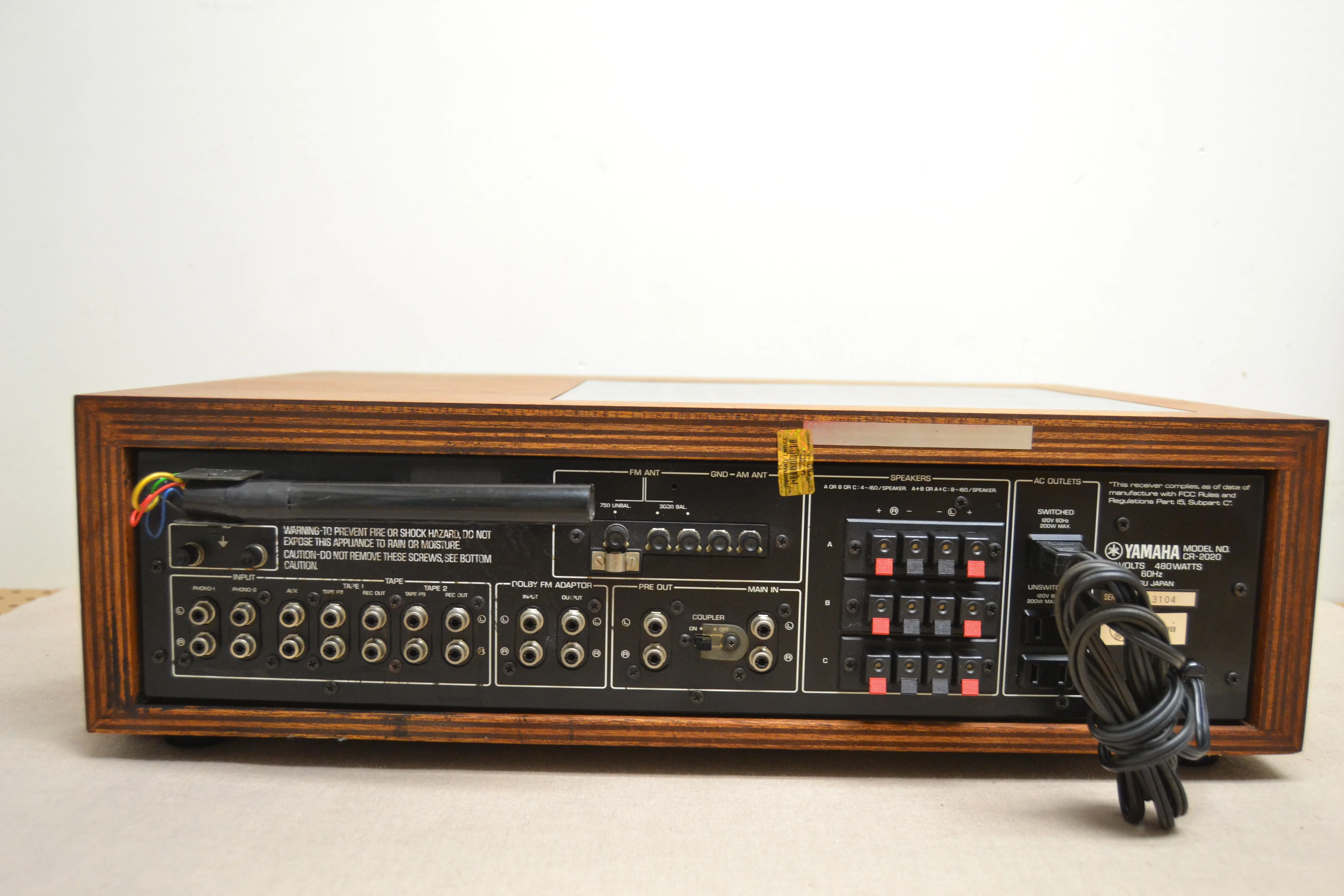 Yamaha CR-2020 Stereo Receiver * 105W RMS * 1978 - Image 9