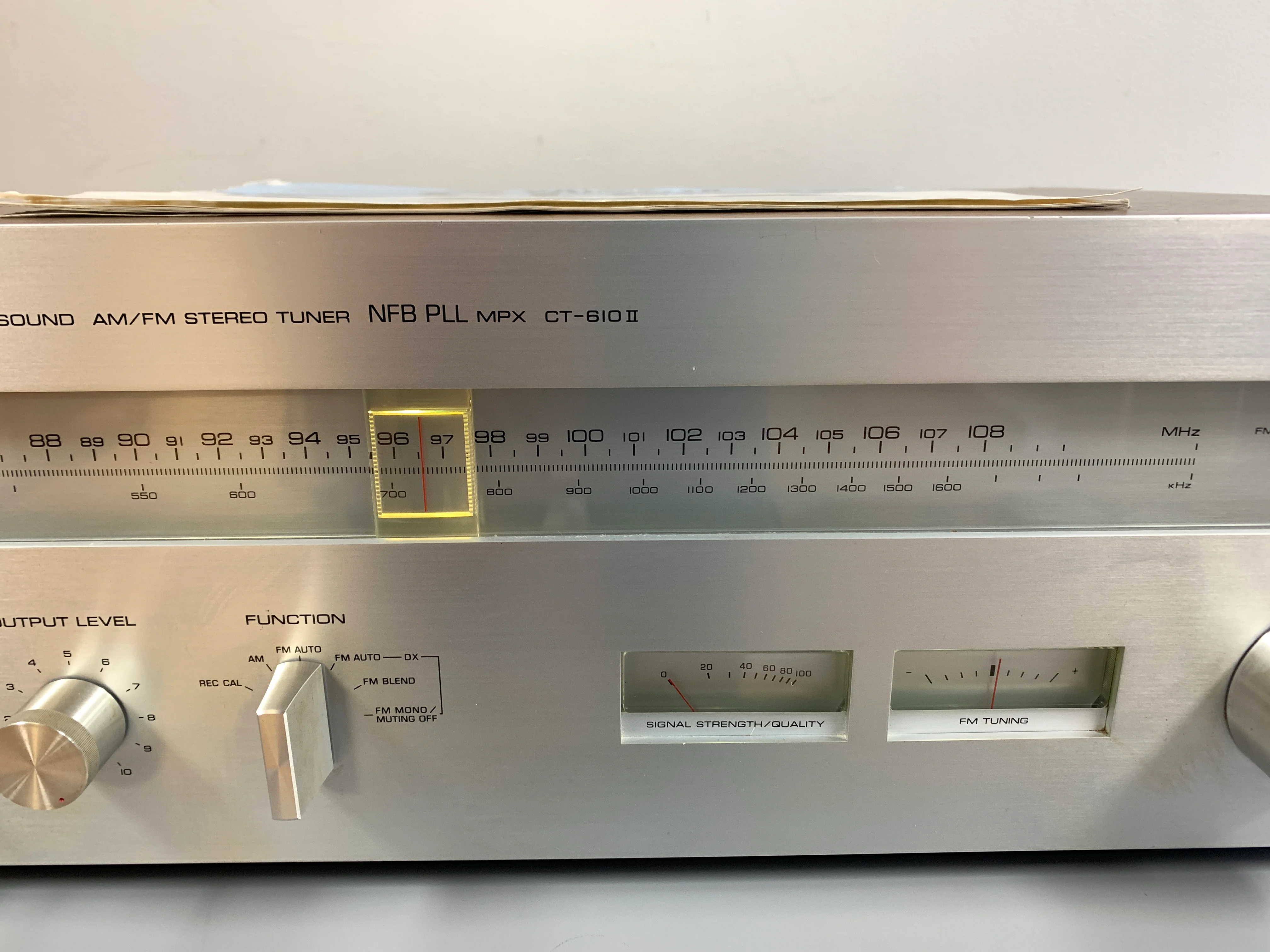 Yamaha CT-610II Stereo Tuner *Manual - Image 3