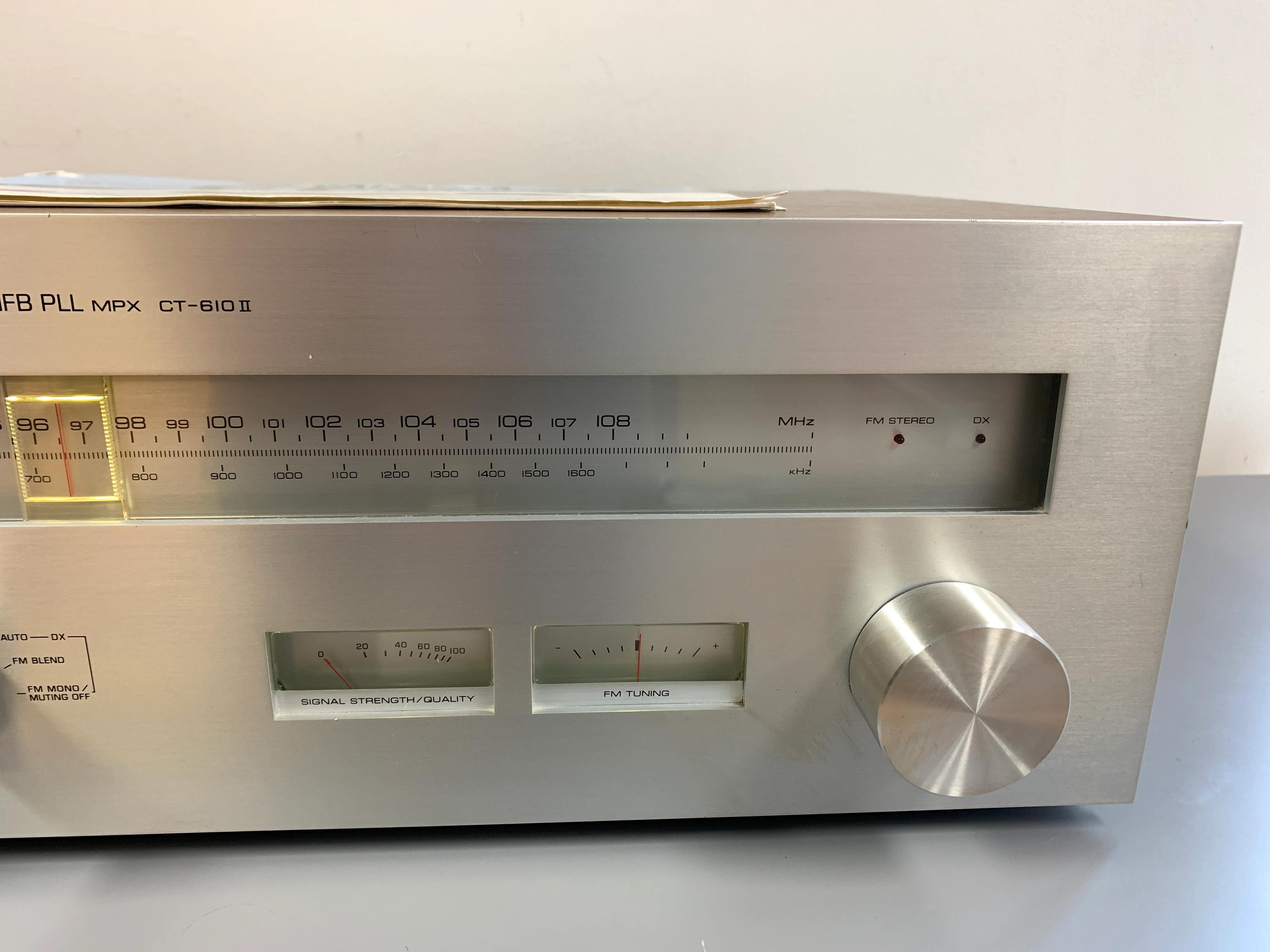 Yamaha CT-610II Stereo Tuner *Manual - Image 4