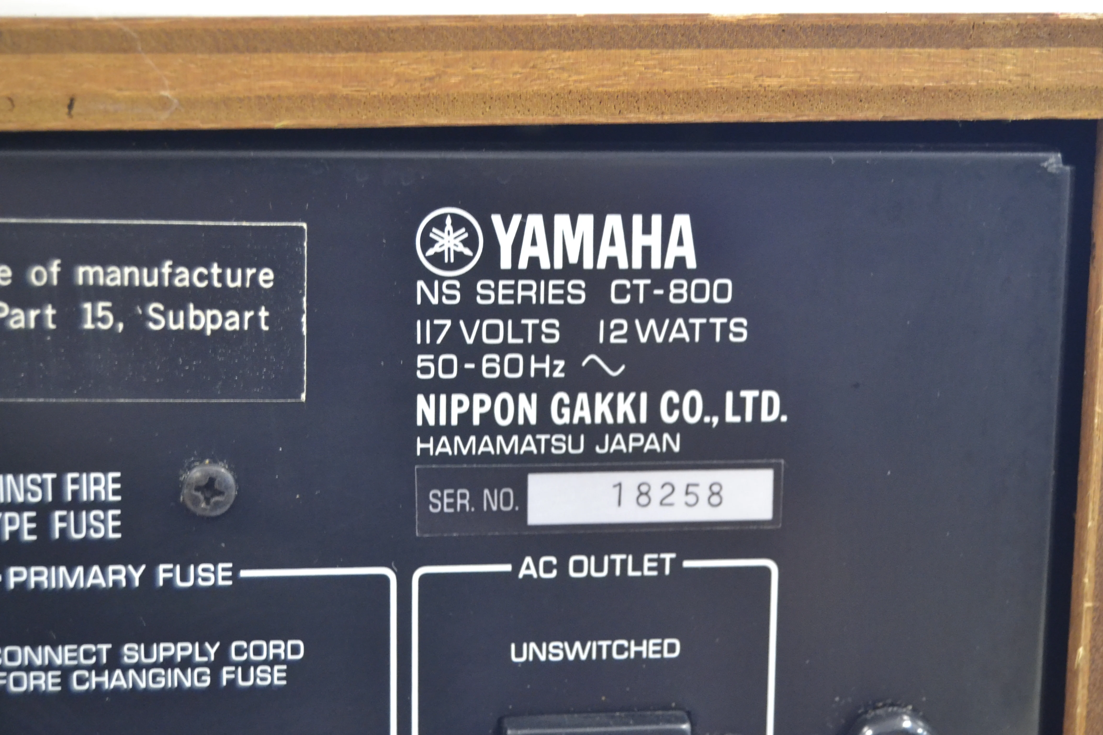 Yamaha CT-800 Stereo Tuner - Image 14