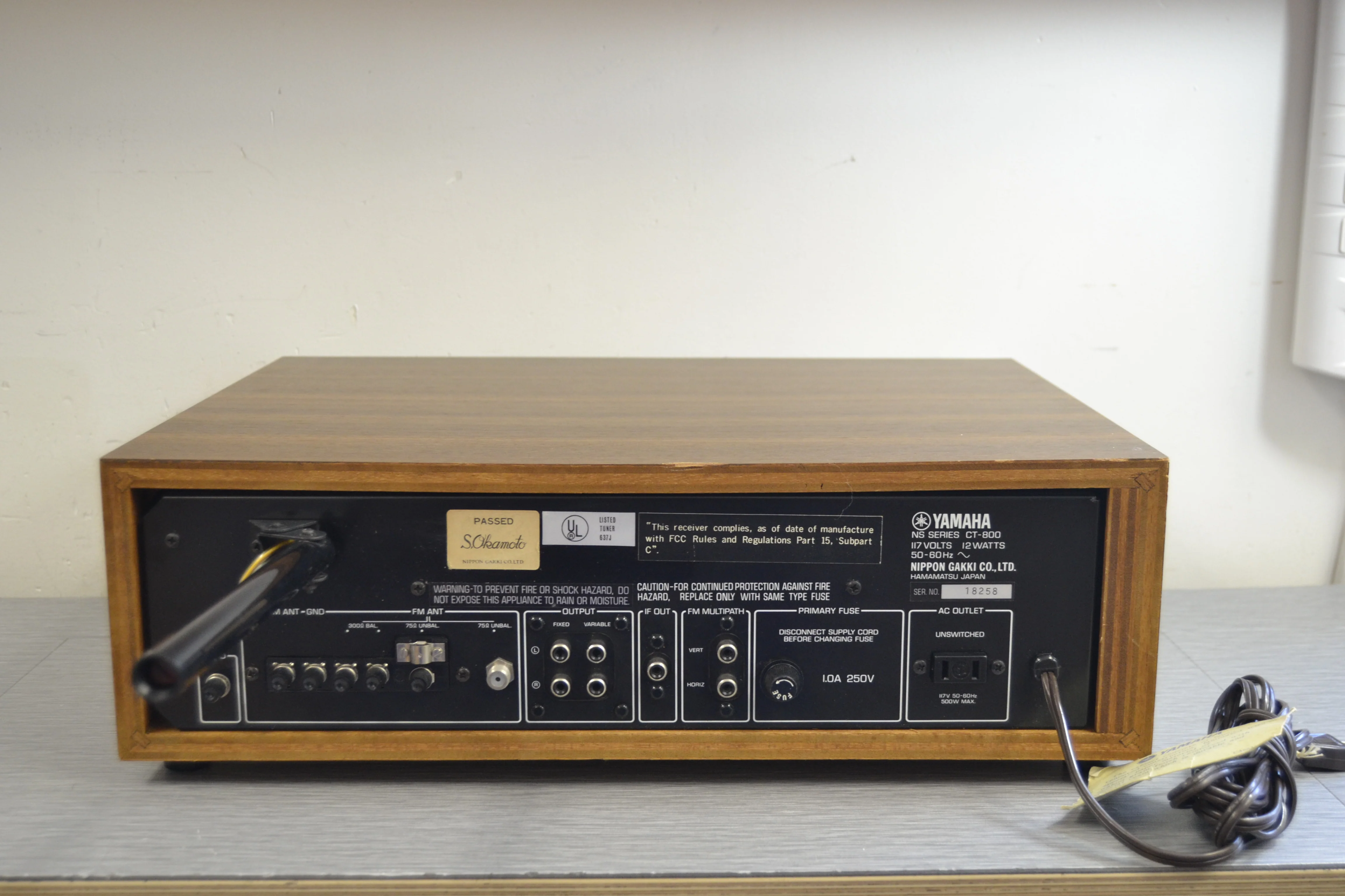 Yamaha CT-800 Stereo Tuner - Image 9