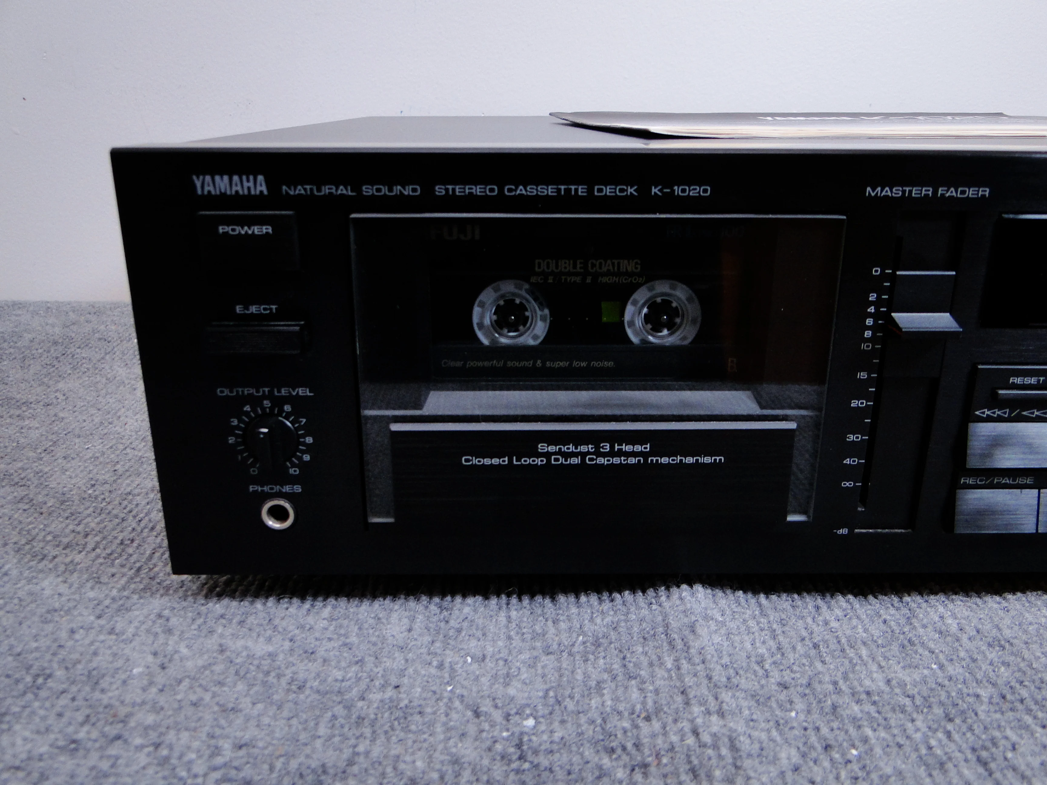 Yamaha K-1020 Stereo cassette Deck * New Belts * Manual - Image 2
