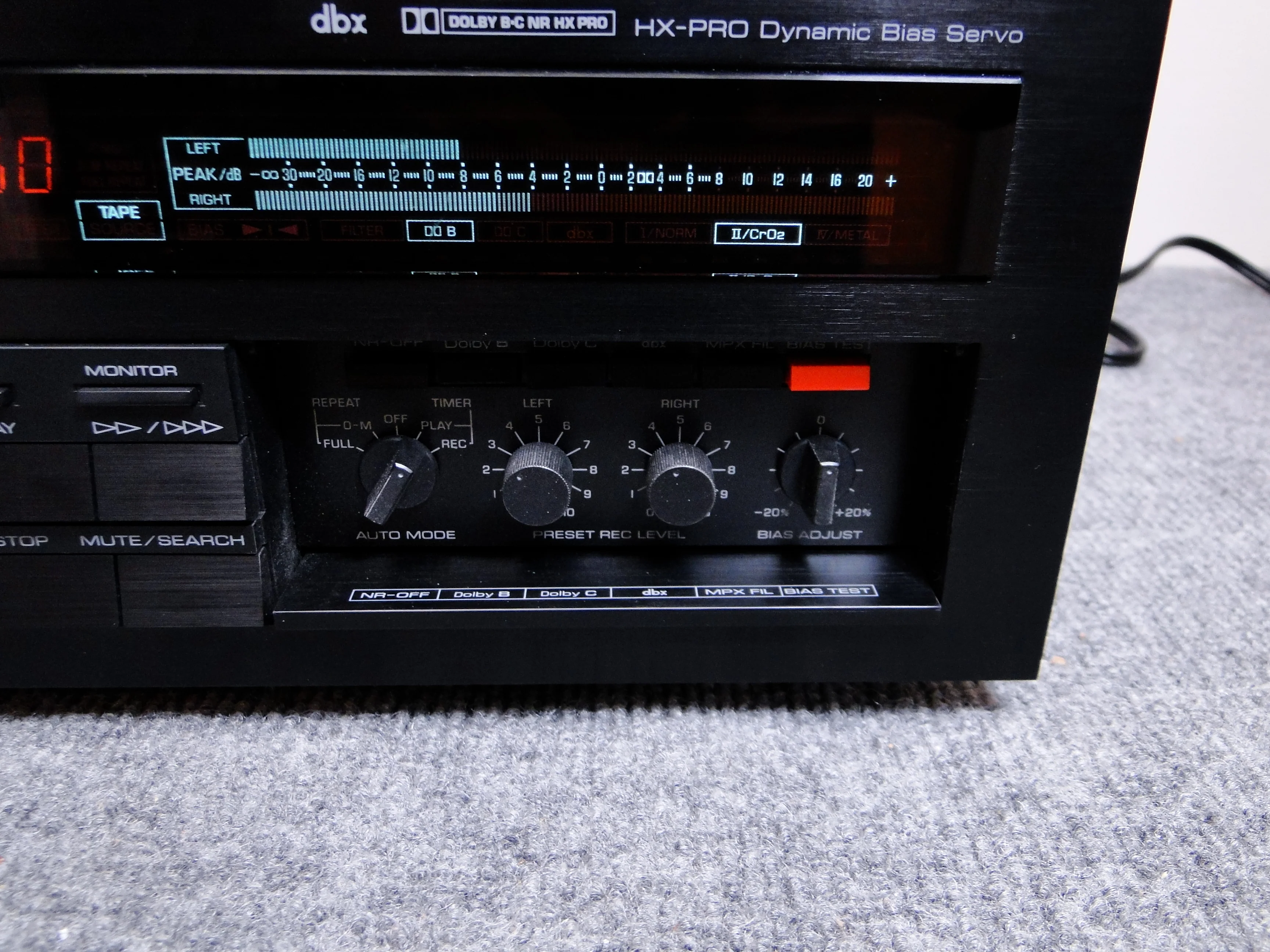 Yamaha K-1020 Stereo cassette Deck * New Belts * Manual - Image 6