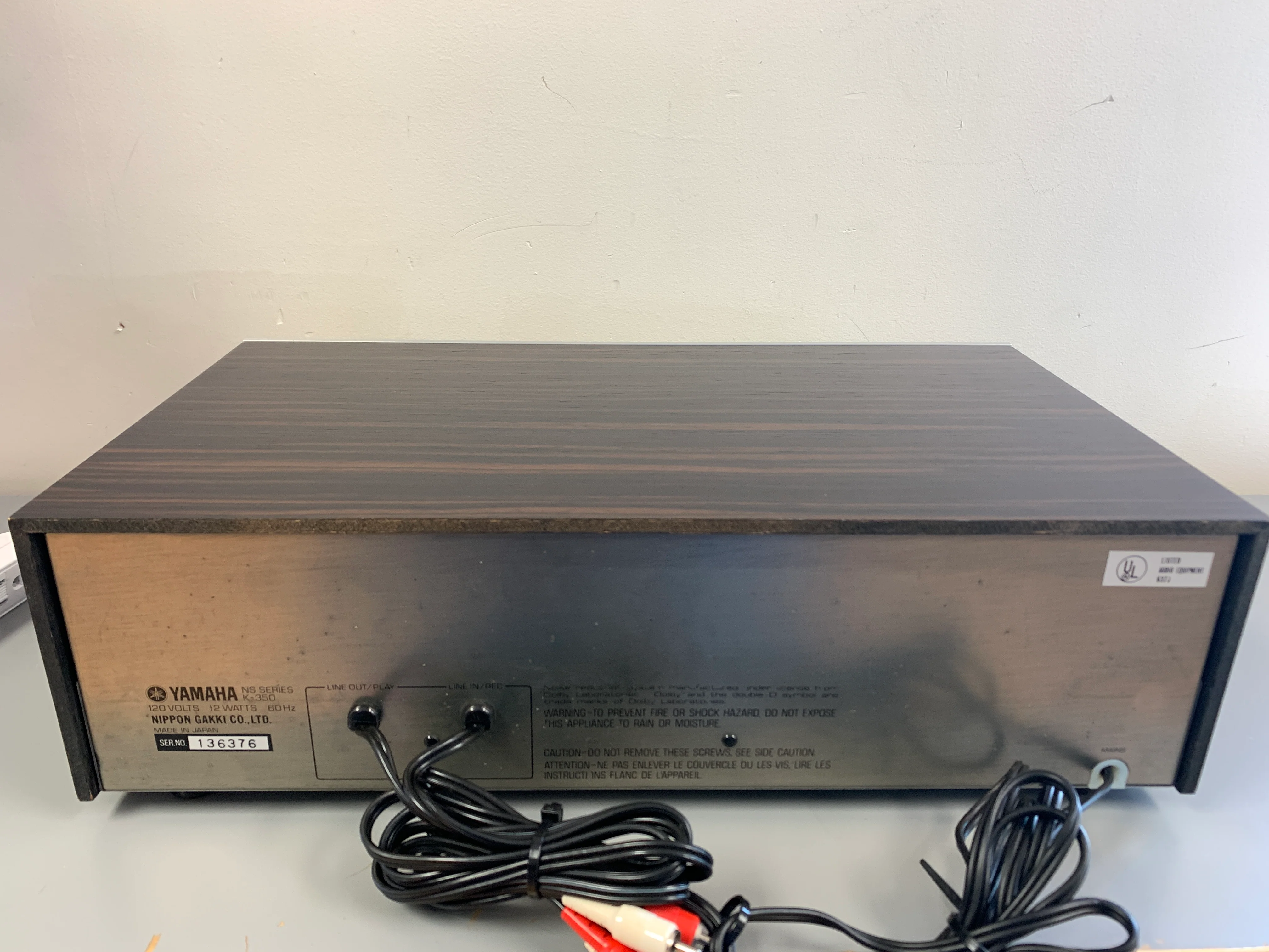 Yamaha K-350 Cassette Deck - Image 8