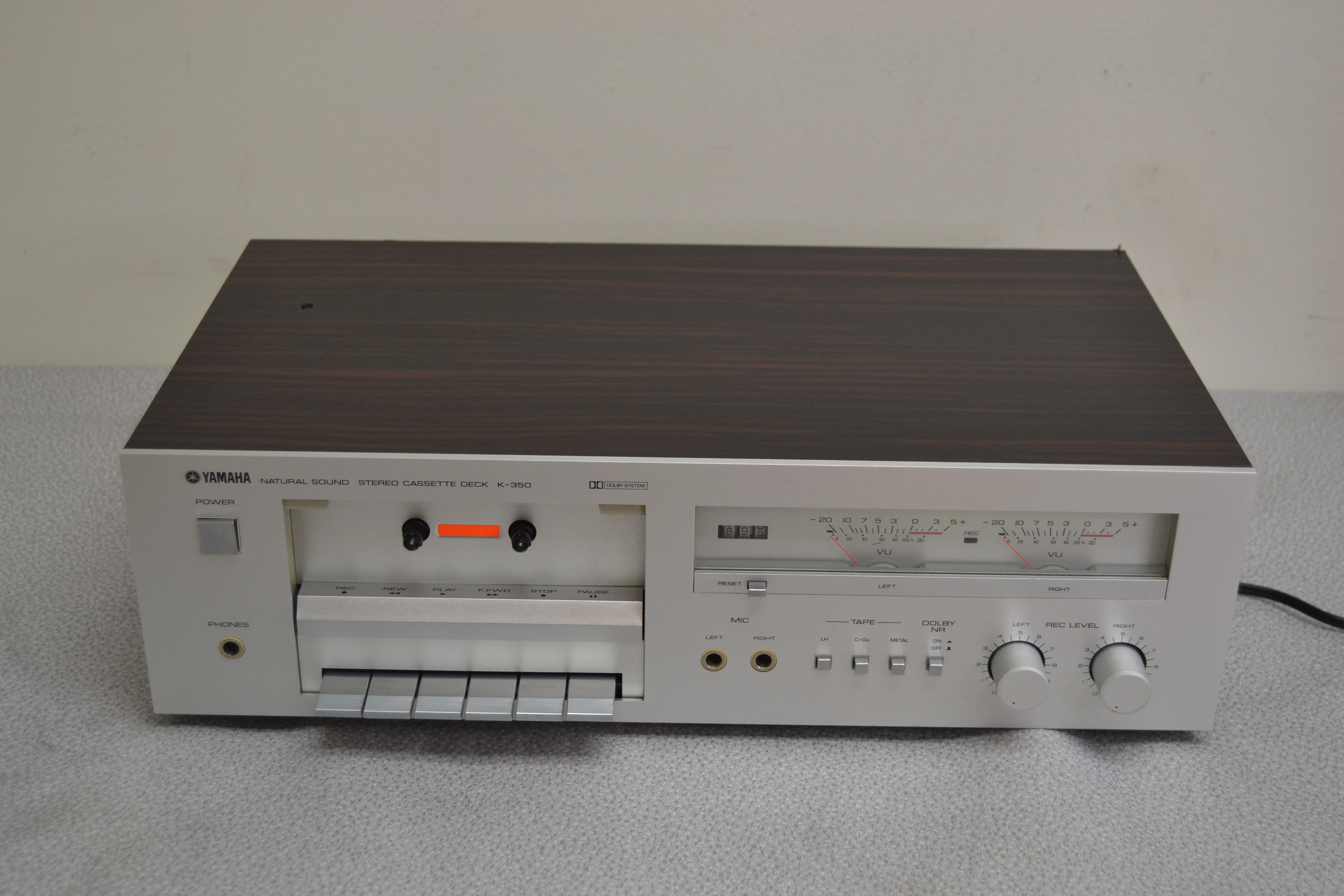 Yamaha K-350 Natural Sound Stereo Cassette Deck (1980) * Fully Serviced * New Belts