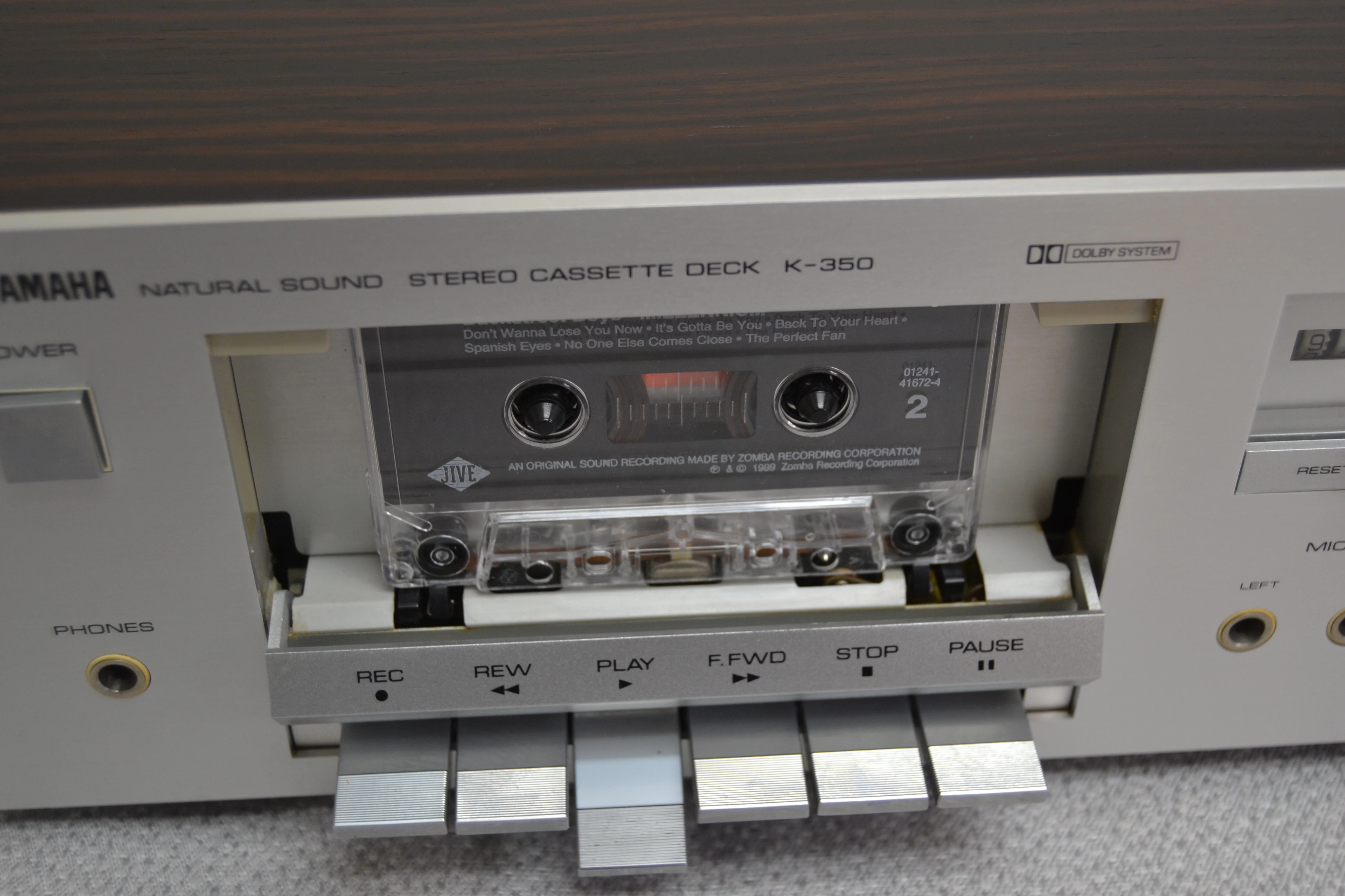 Yamaha K-350 Natural Sound Stereo Cassette Deck (1980) * Fully Serviced * New Belts - Image 10