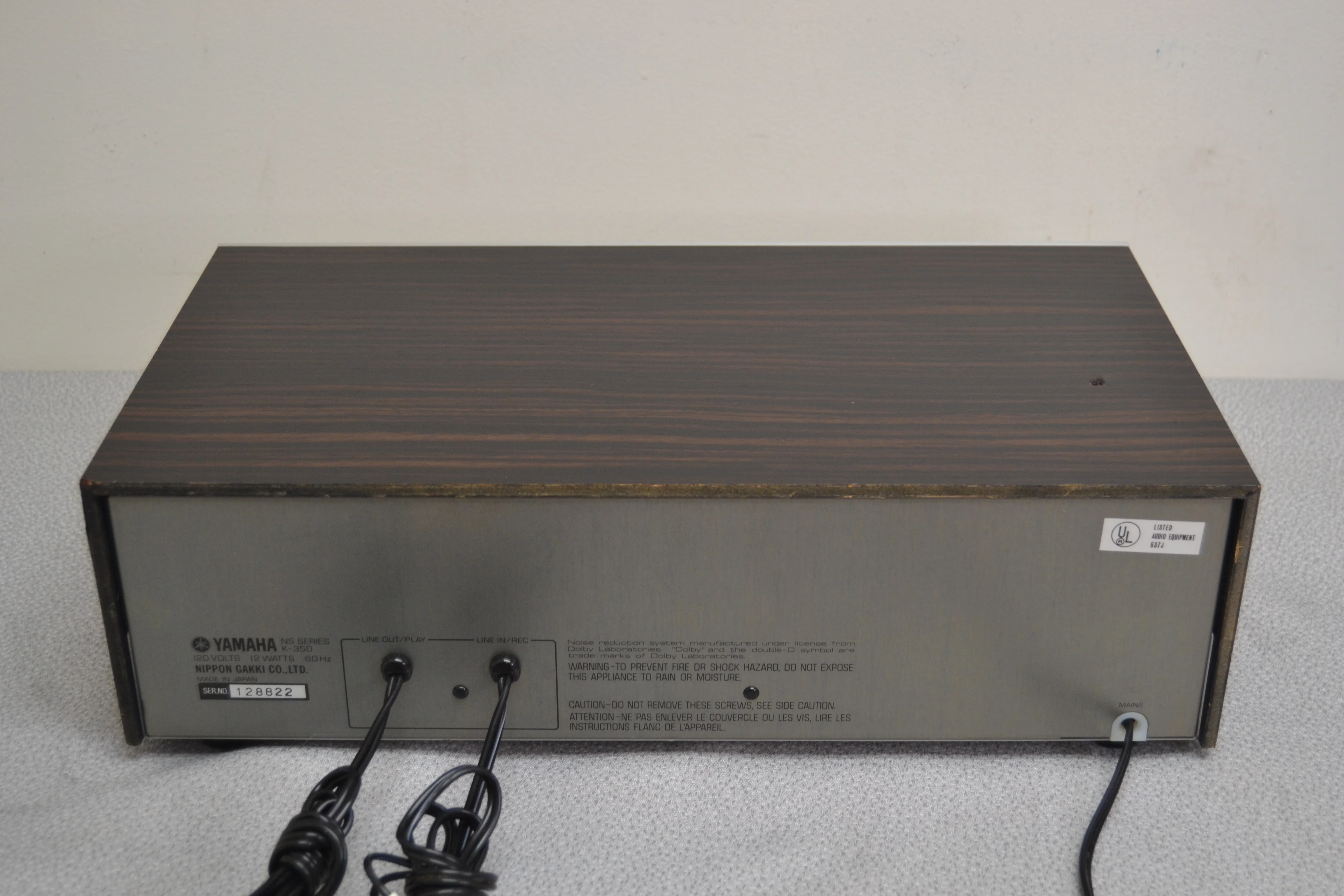 Yamaha K-350 Natural Sound Stereo Cassette Deck (1980) * Fully Serviced * New Belts - Image 11