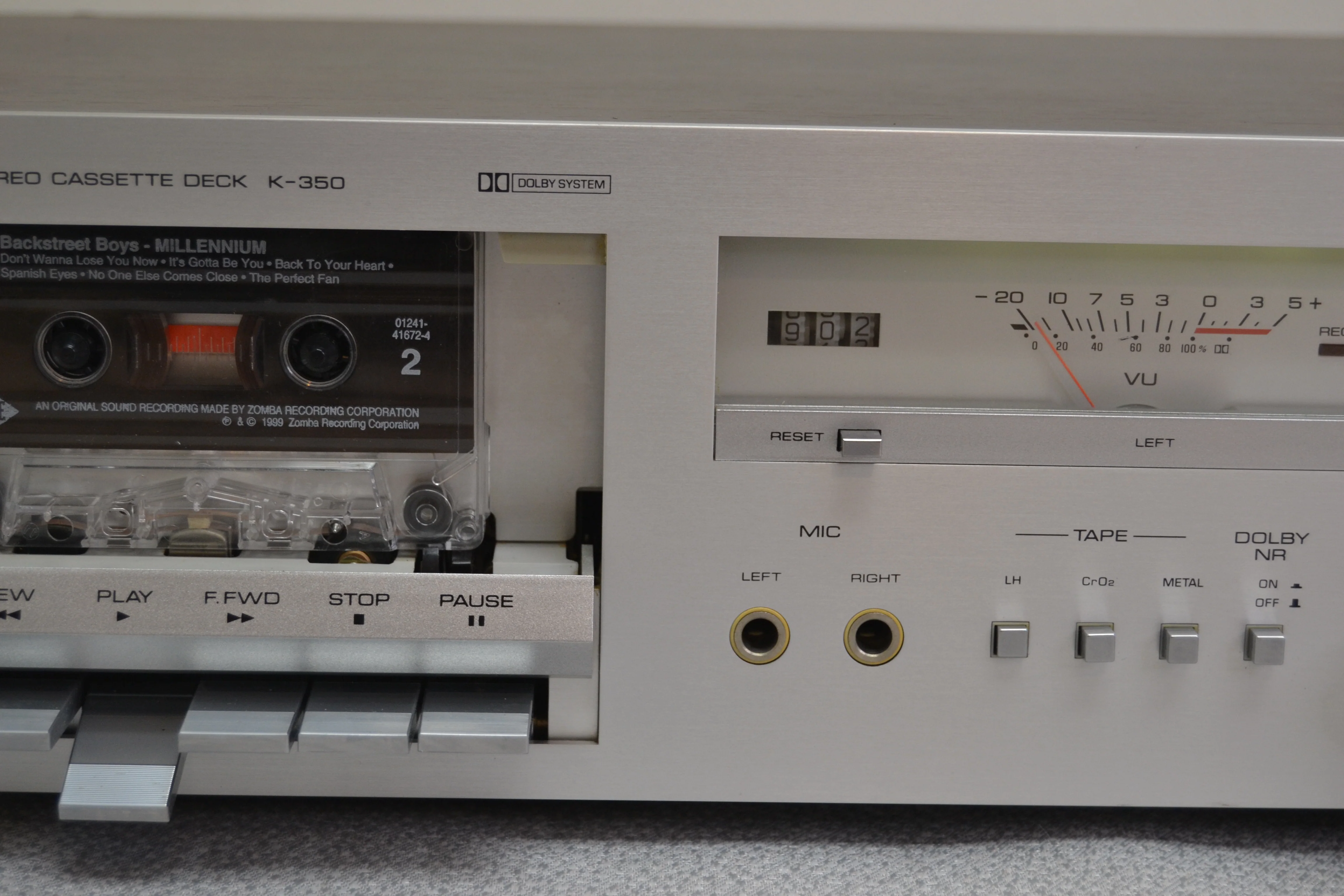 Yamaha K-350 Natural Sound Stereo Cassette Deck (1980) * Fully Serviced * New Belts - Image 5