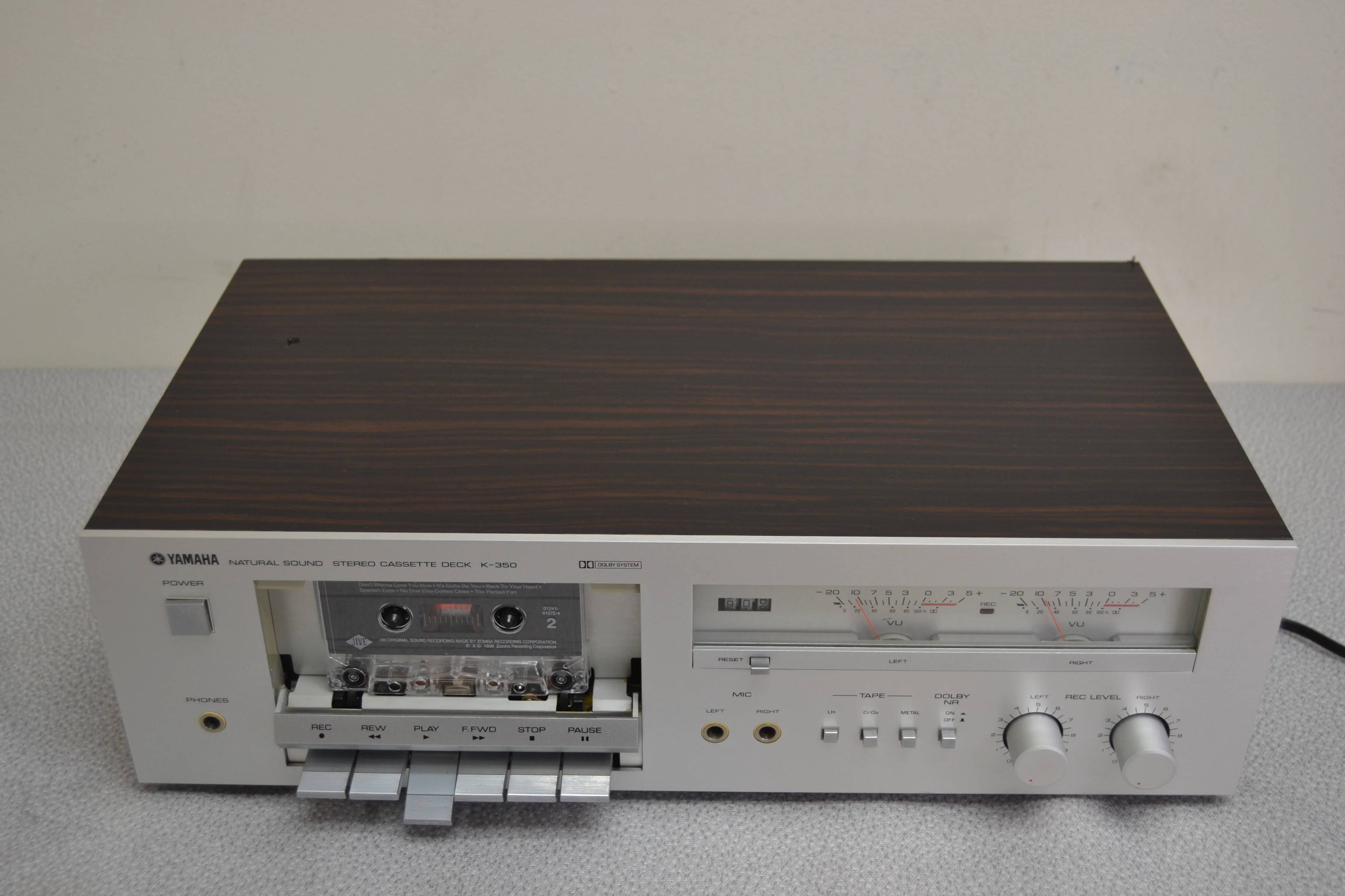 Yamaha K-350 Natural Sound Stereo Cassette Deck (1980) * Fully Serviced * New Belts - Image 7