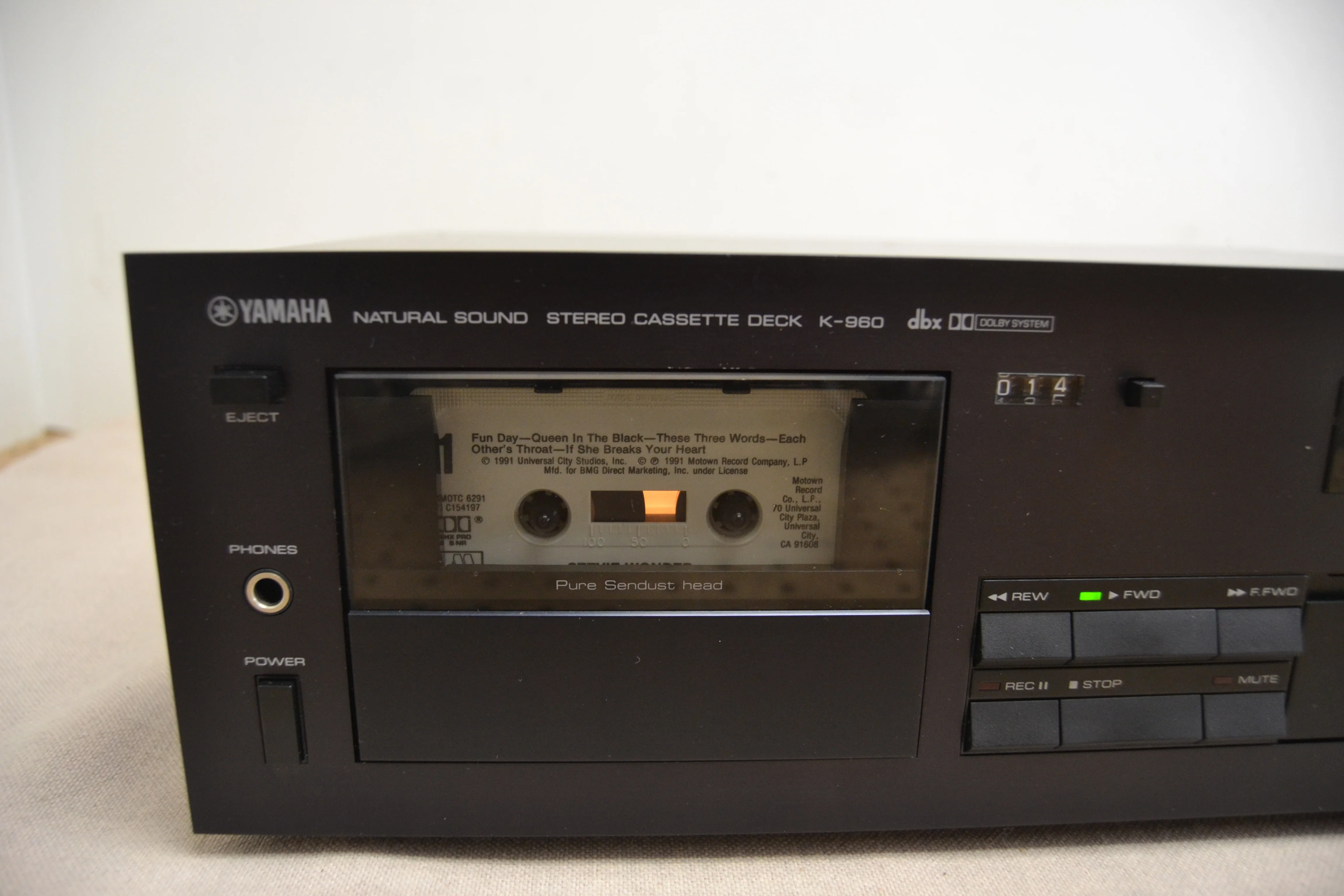 Yamaha K-960 Stereo Cassette Deck (1981-83) * Fully Serviced * New Belts - Image 2