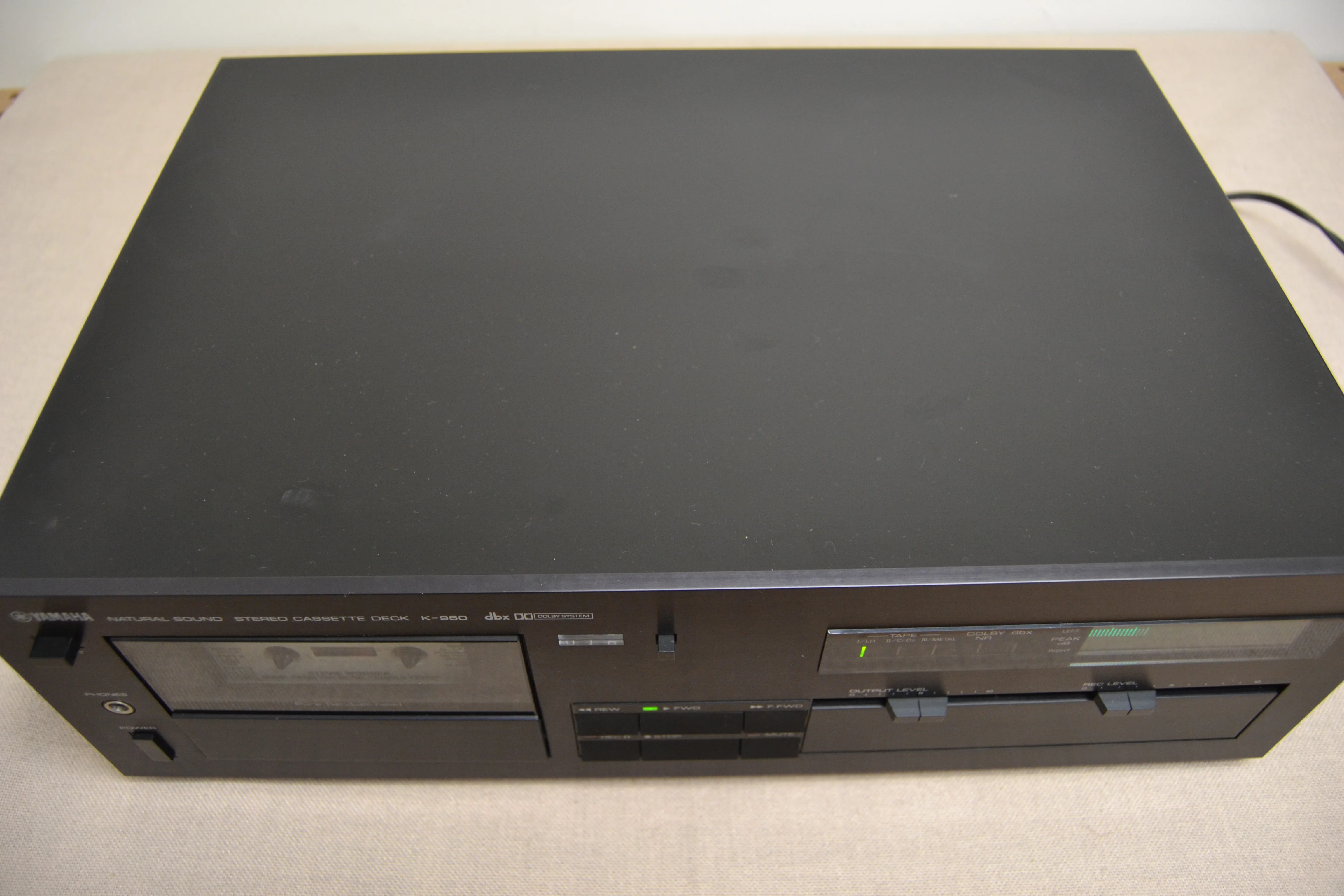 Yamaha K-960 Stereo Cassette Deck (1981-83) * Fully Serviced * New Belts - Image 4