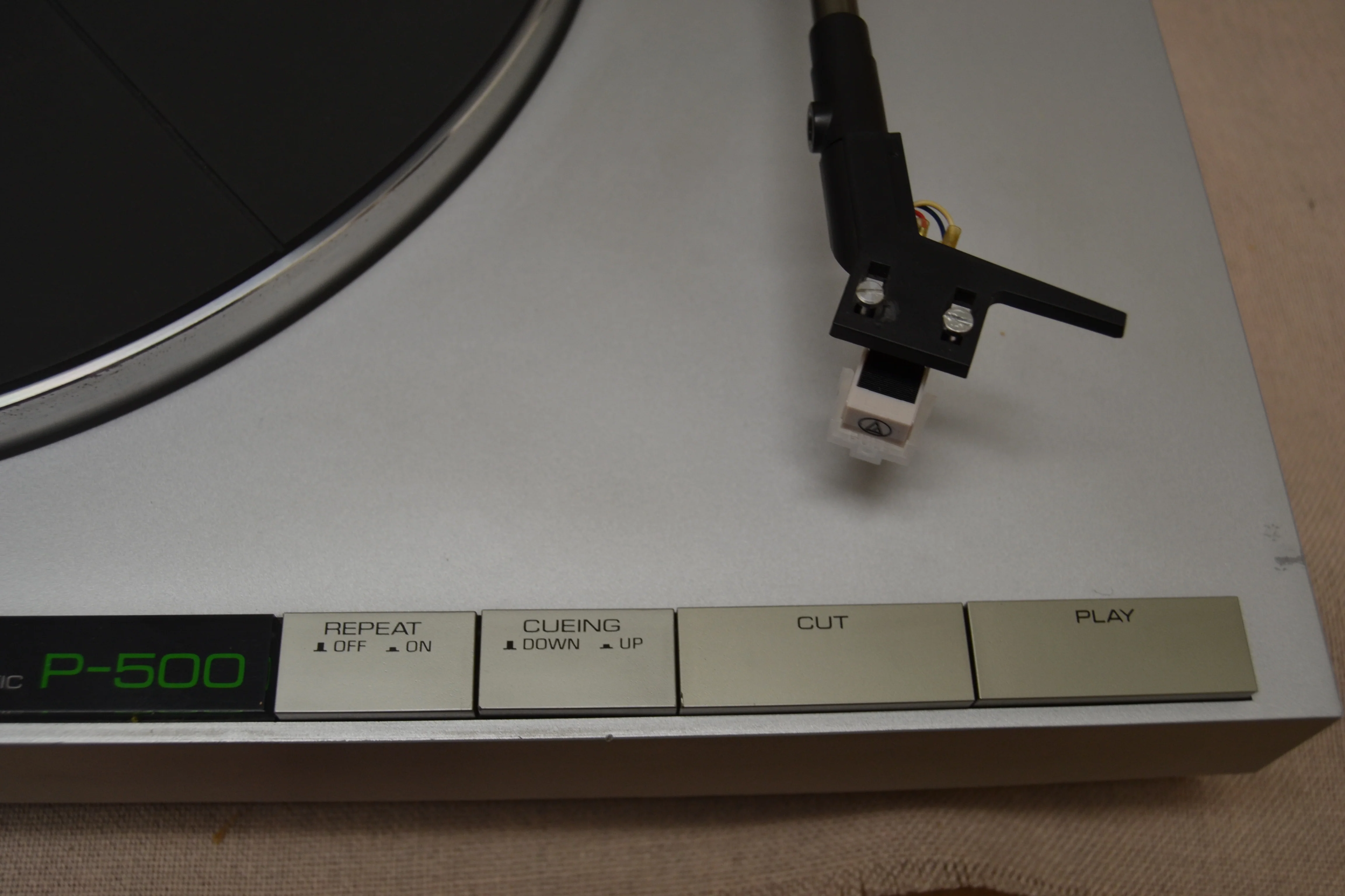Yamaha P-500  Fully Automatic Turntable (1982-1983) * NEW Audio Technica AT3600 Cartridge * BOX - Image 8