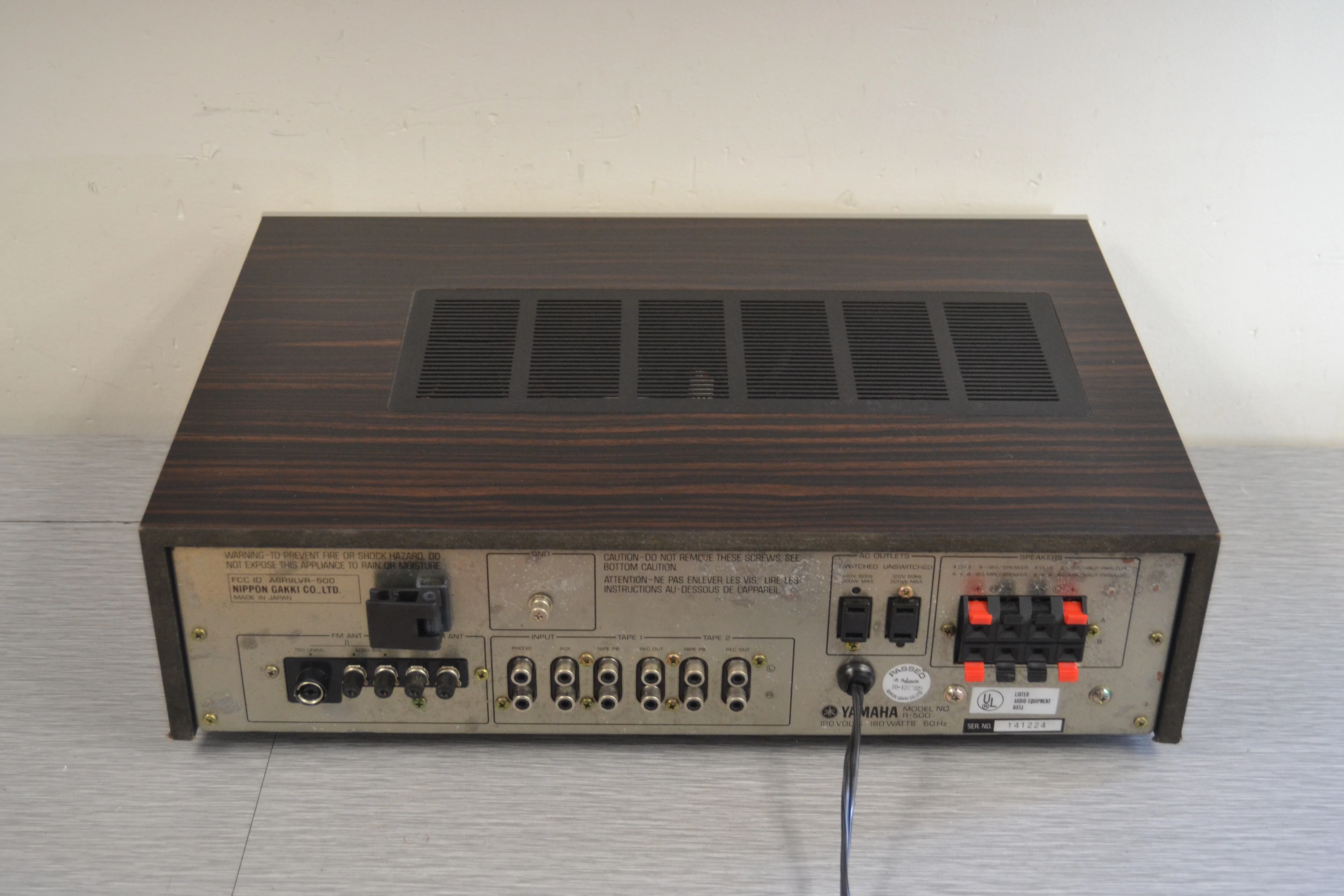 Yamaha R-500 Stereo Receiver * 40W RMS * 1982 - Image 6