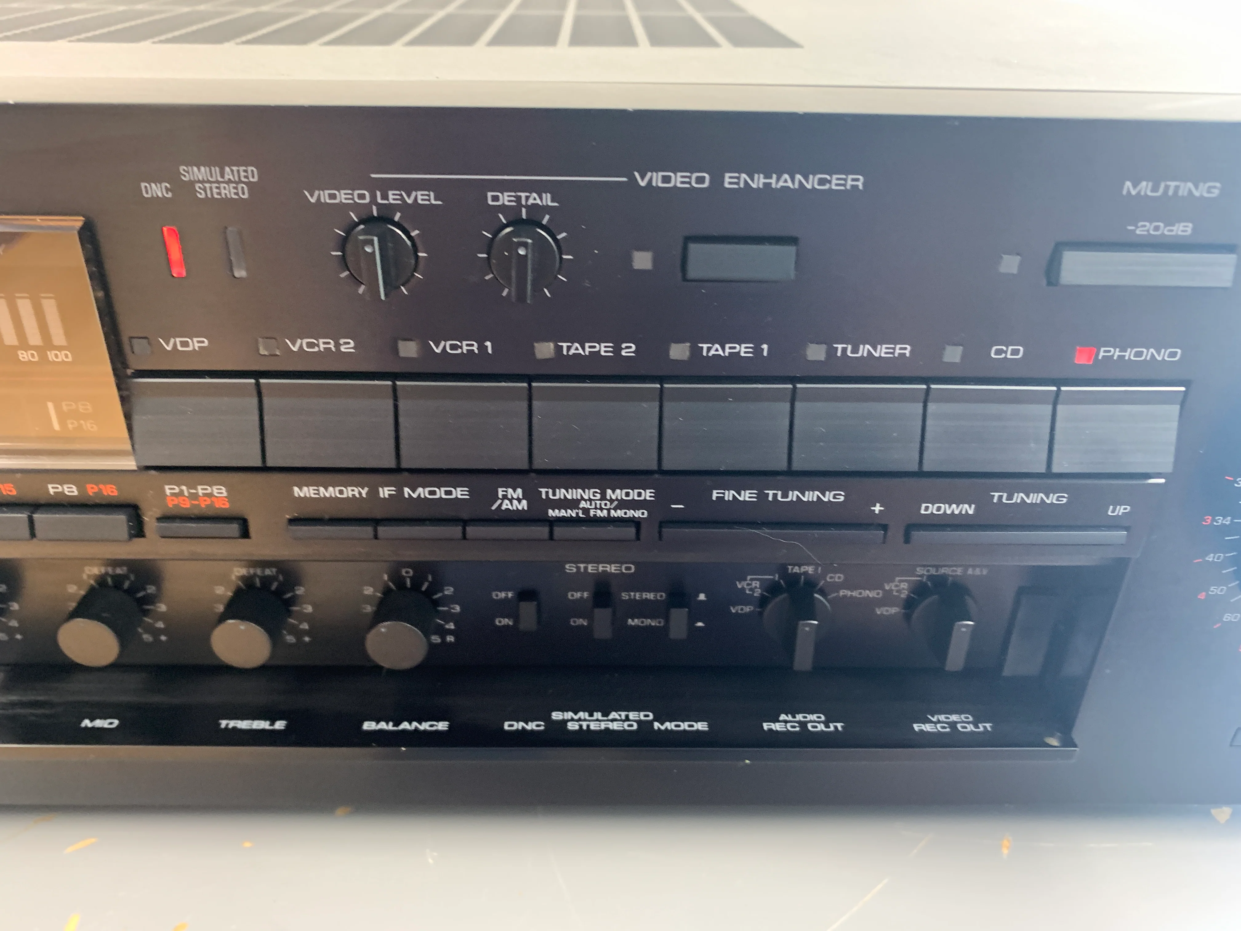 Yamaha RX-1100 Stereo Receiver * 1987 * 125W RMS - Image 5
