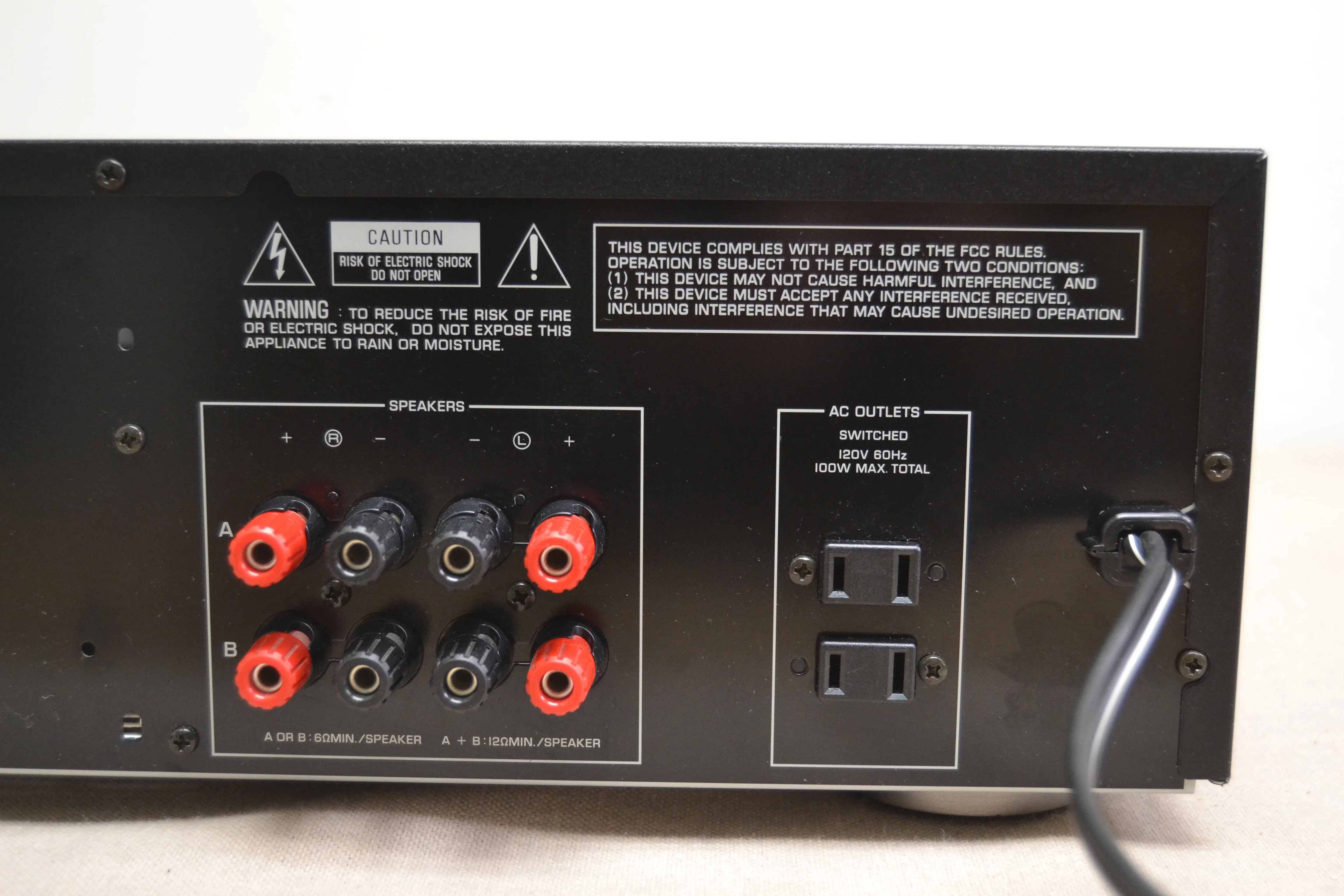 Yamaha RX-395 AM/FM Stereo Receiver (1996-97) * 45W RMS * - Image 13