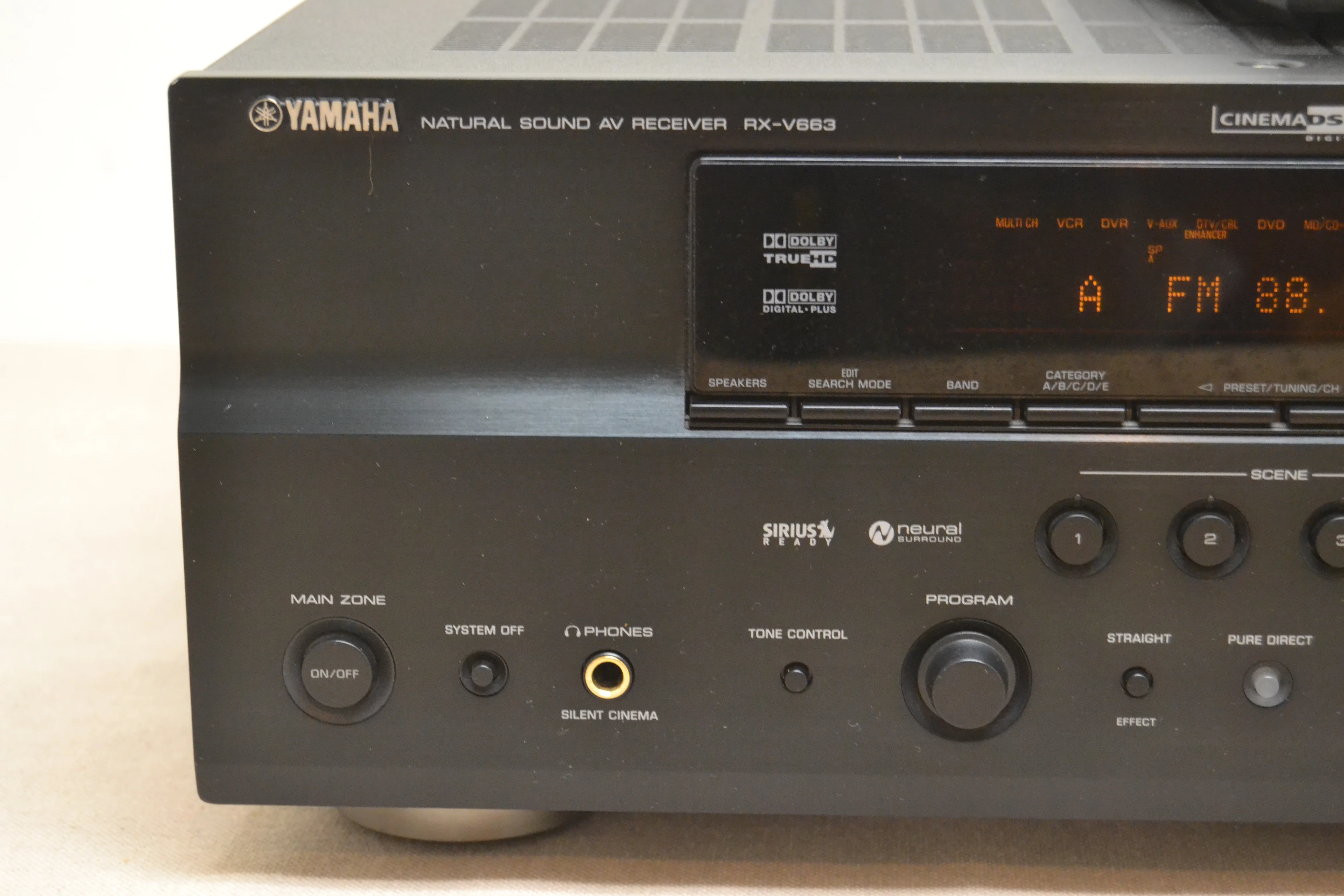 Yamaha RX-V663 AV Stereo Receiver * HDMI * Remote Control * - Image 2