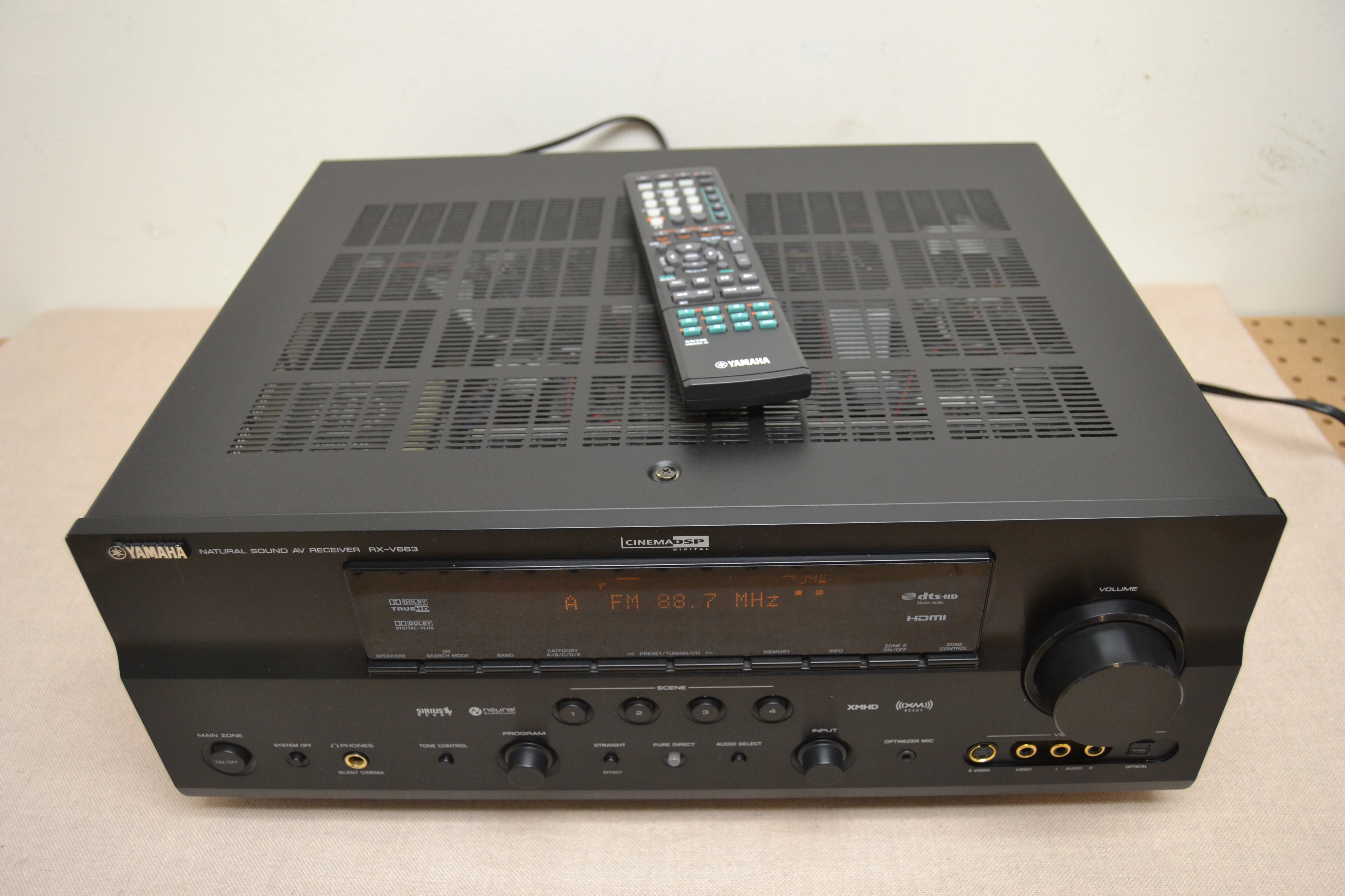 Yamaha RX-V663 AV Stereo Receiver * HDMI * Remote Control * - Image 5