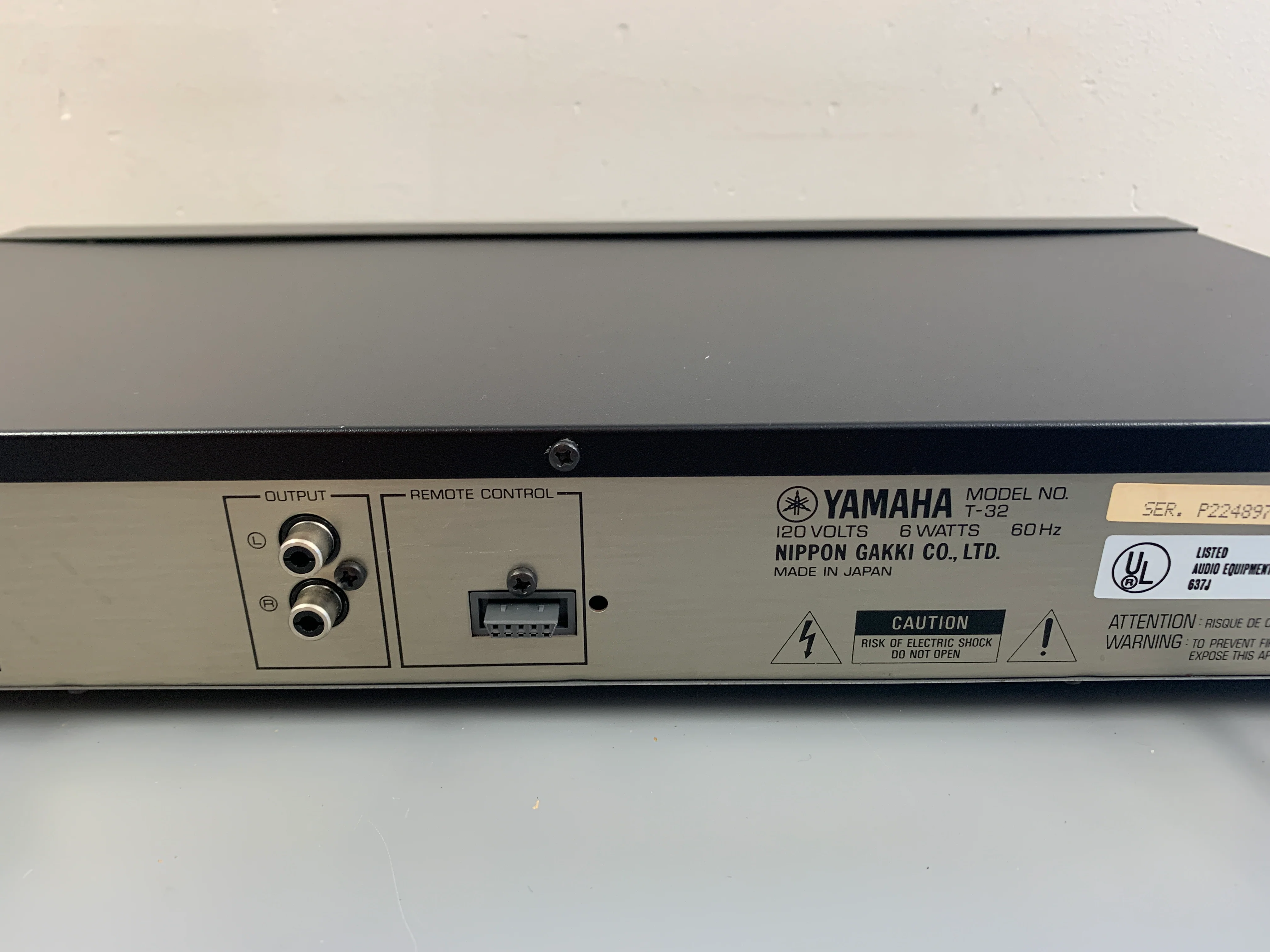 Yamaha T-32 AM/FM Stereo Tuner - Image 10