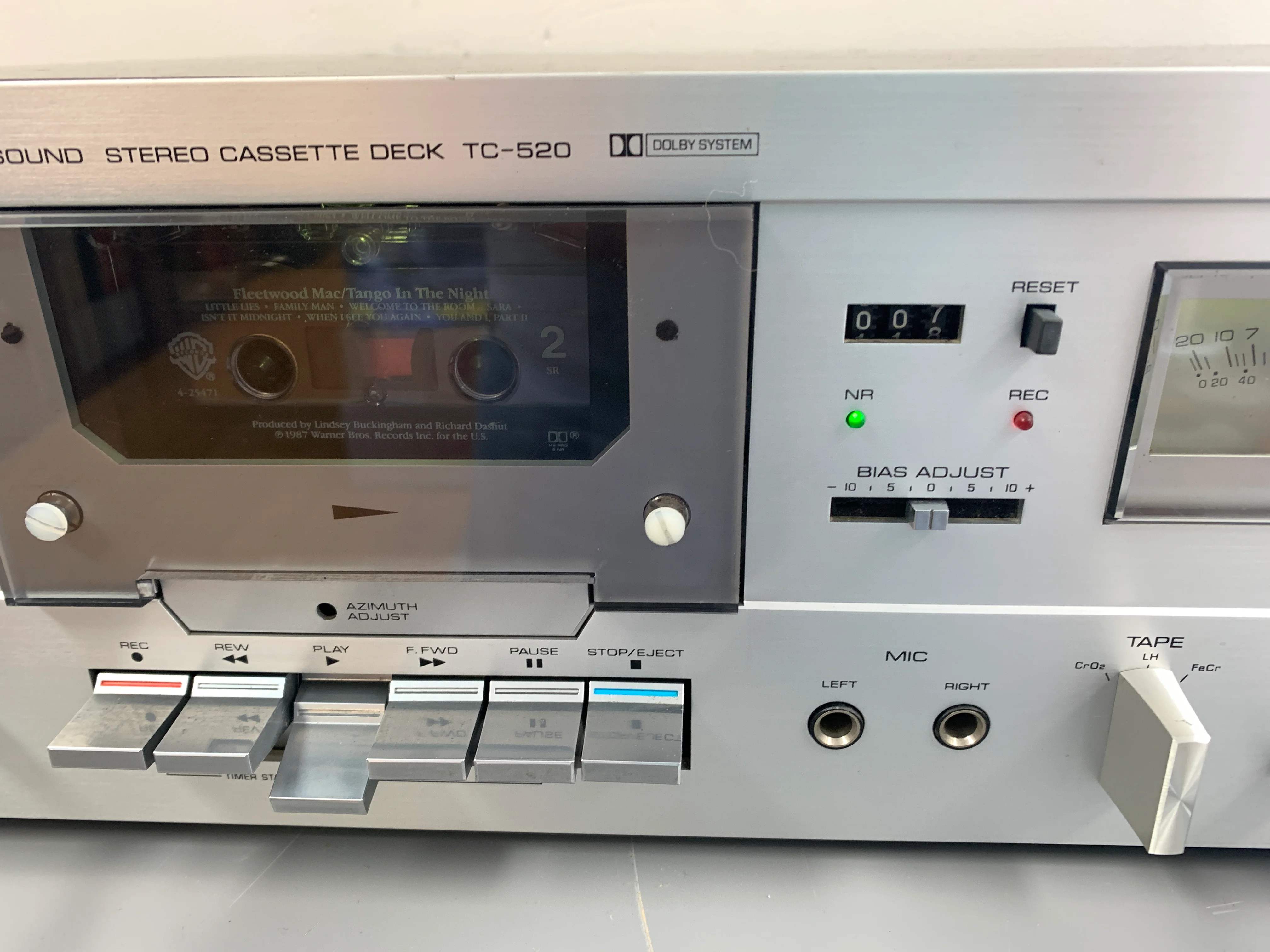 Yamaha TC-520 Stereo Cassette Deck - Image 3