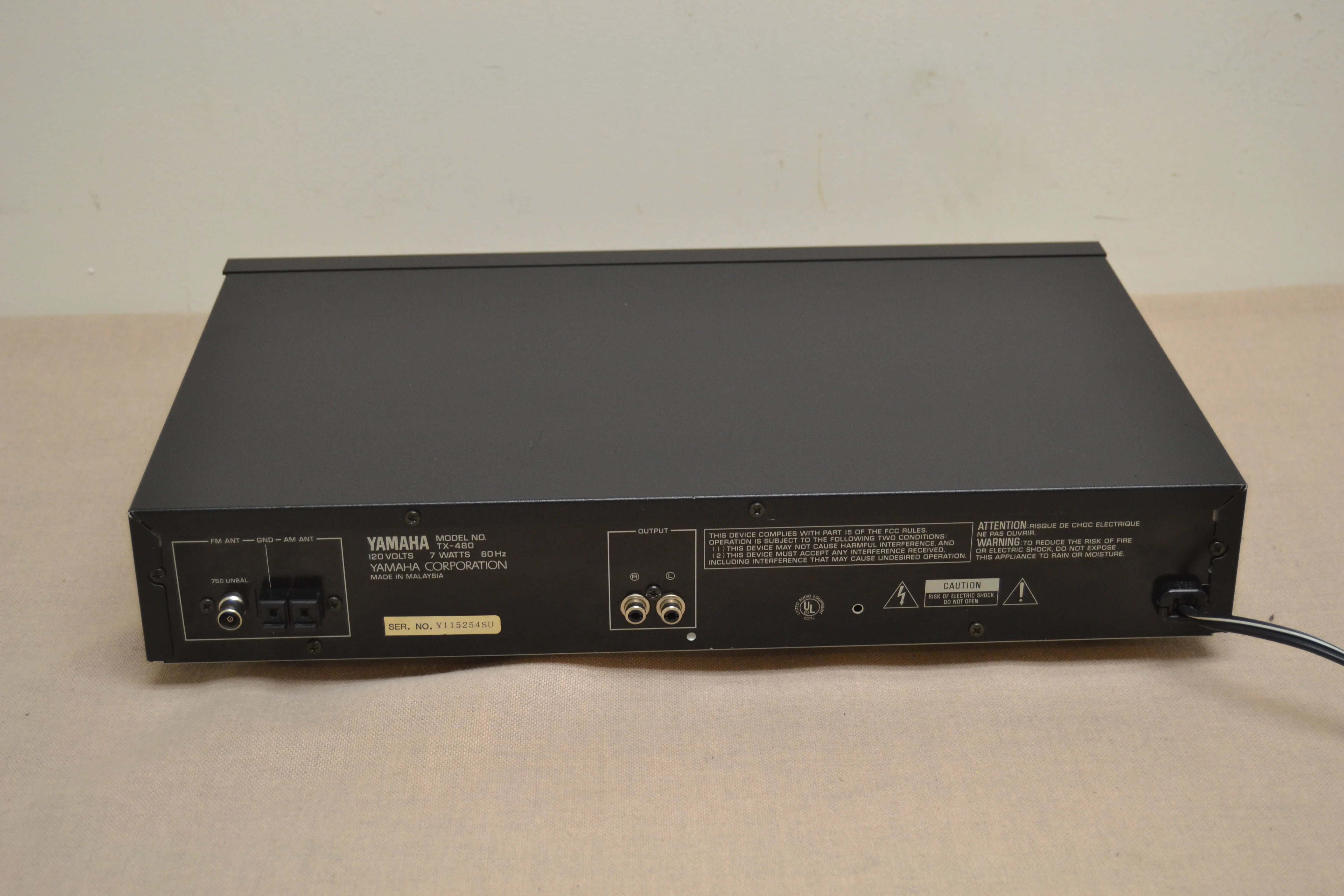 Yamaha TX-480 AM/FM Stereo Tuner - Image 10