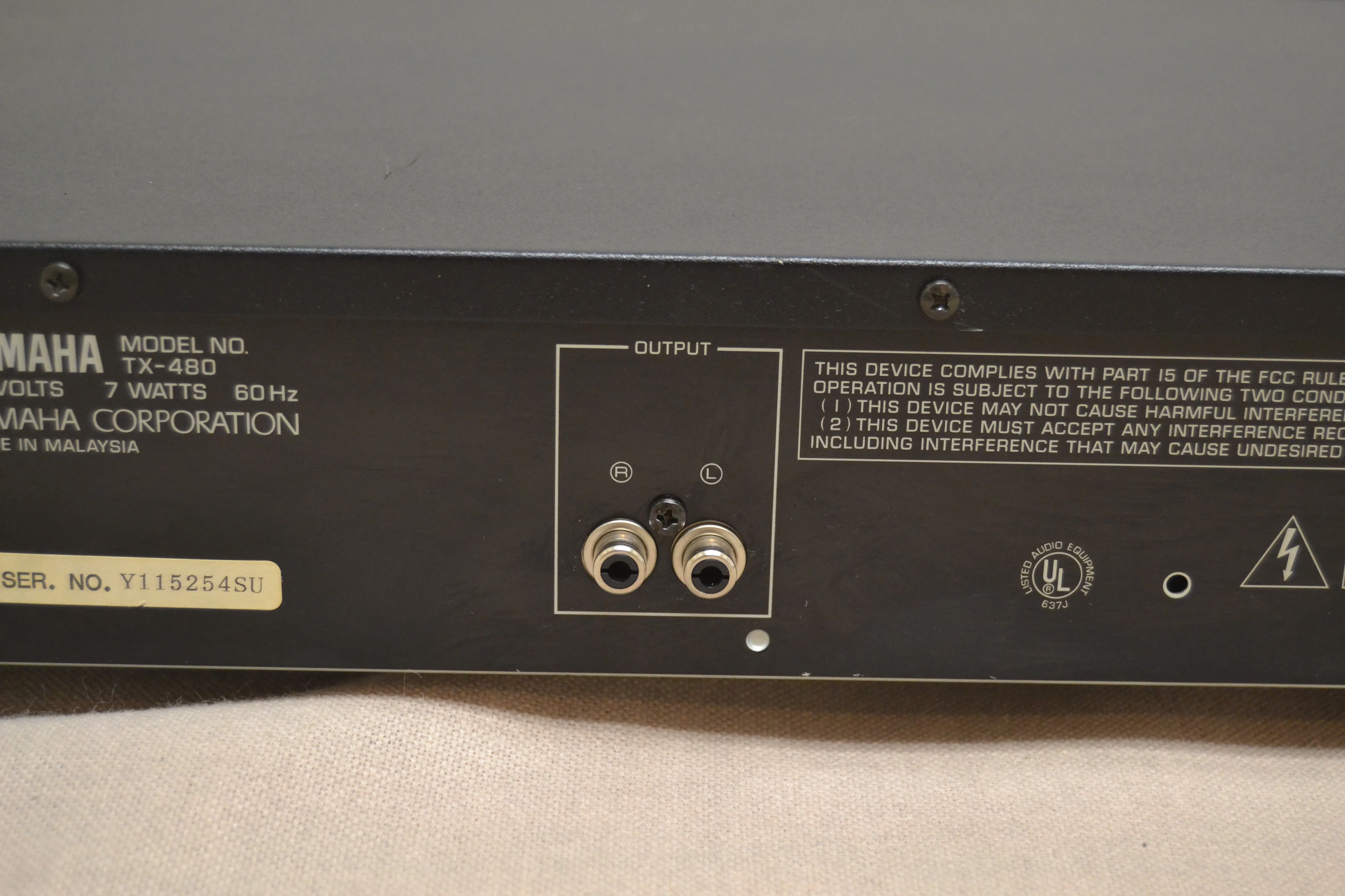 Yamaha TX-480 AM/FM Stereo Tuner - Image 12