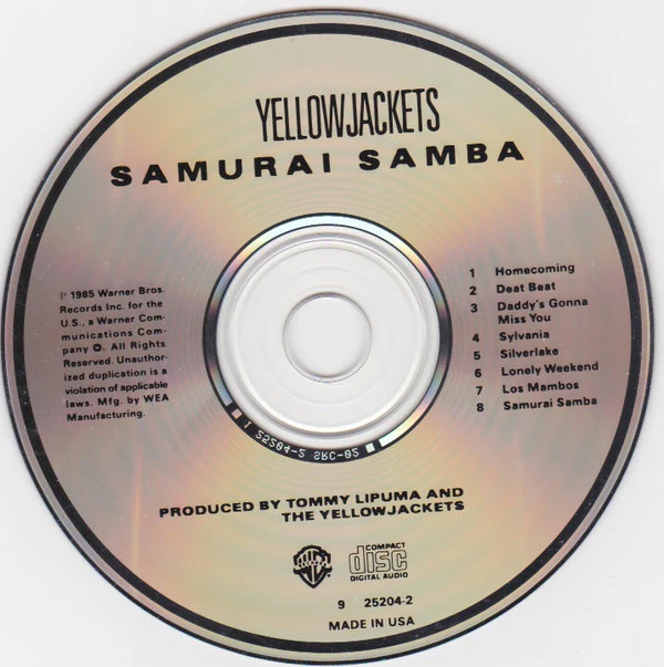 Yellowjackets - Samurai Samba (CD, Album, RE) (Near Mint (NM or M-)) - Image 2