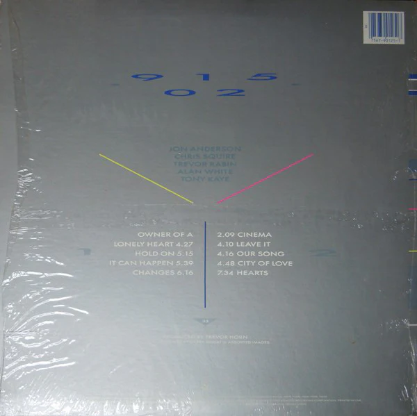 Yes - 90125 (LP, Album, AR ) (Very Good Plus (VG+)) - Image 2