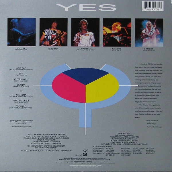 Yes - 9012Live - The Solos (LP, Album) (Very Good Plus (VG+)) - Image 2