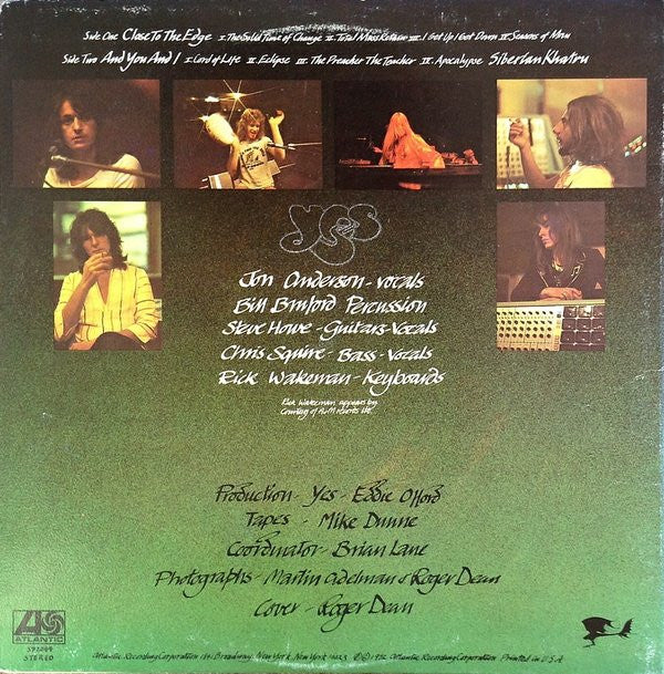 Yes - Close To The Edge (LP, Album, RE, RP, PR ) (Very Good Plus (VG+)) - Image 2