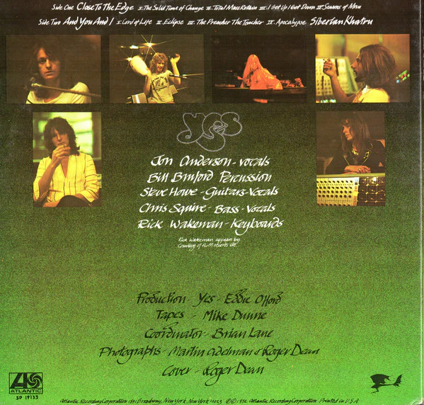 Yes - Close To The Edge (LP, Album, RE, SP ) (Very Good Plus (VG+)) - Image 4